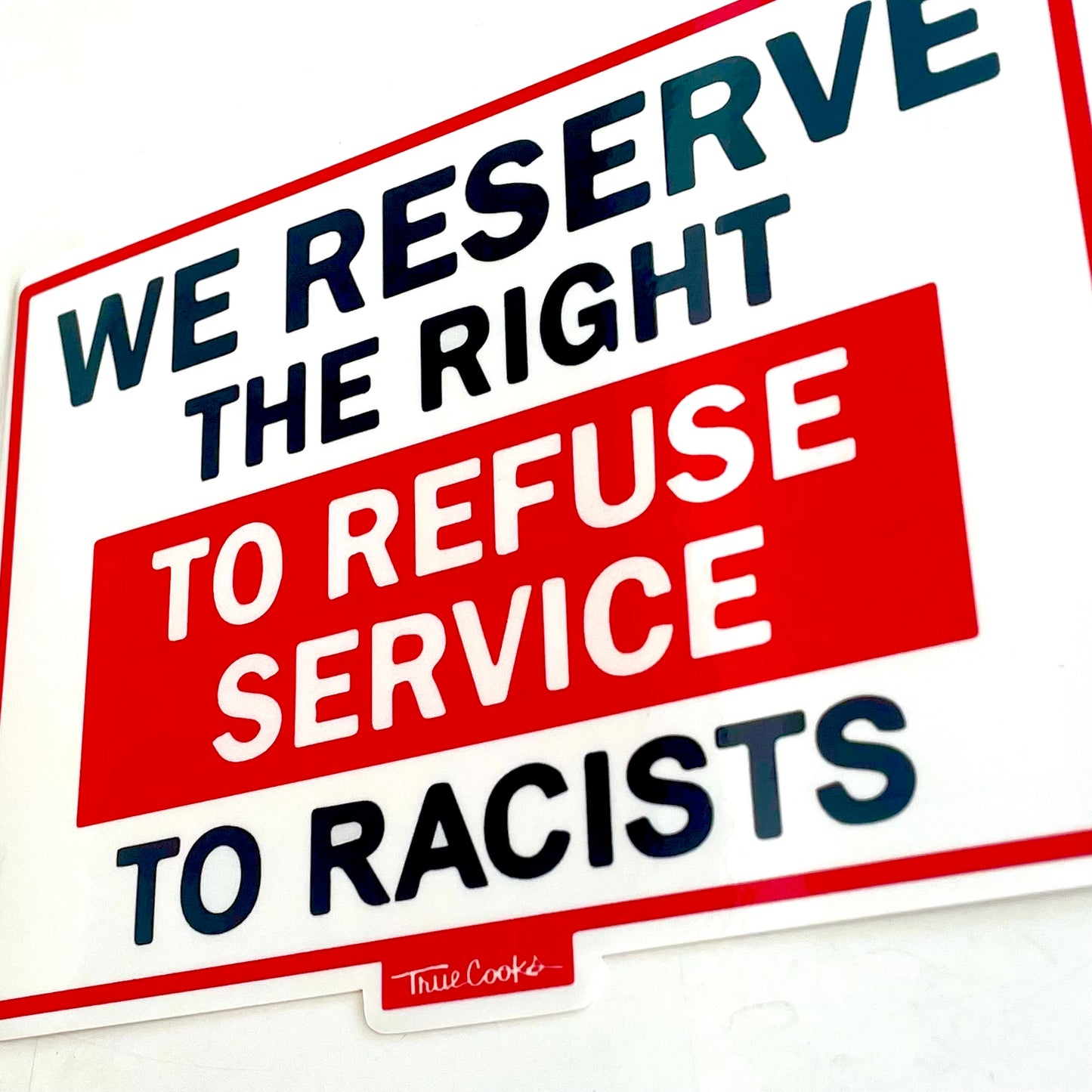We Refuse the Right decal