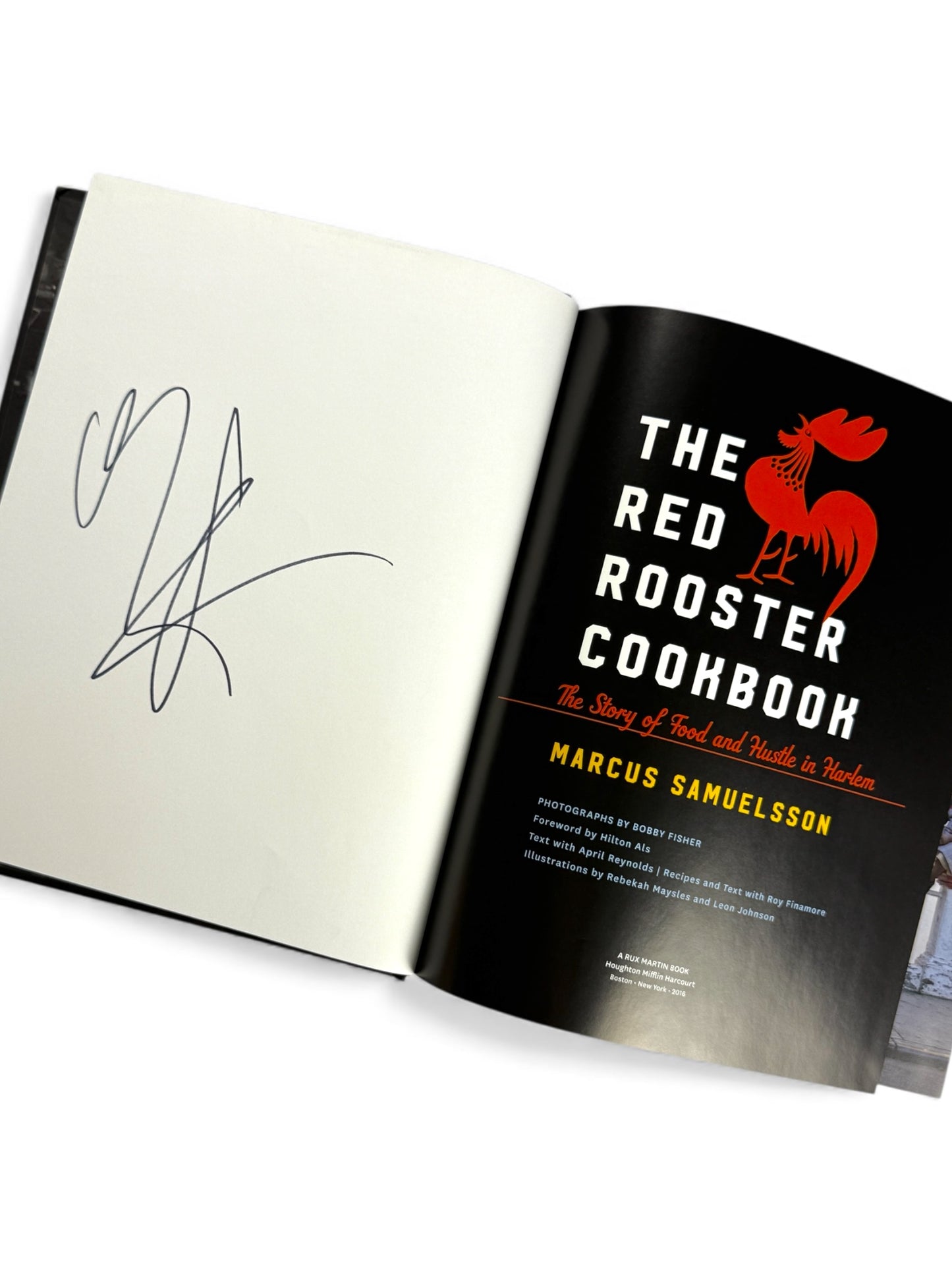 Signed - Marcus Samuelsson - The Red Rooster Cookbook