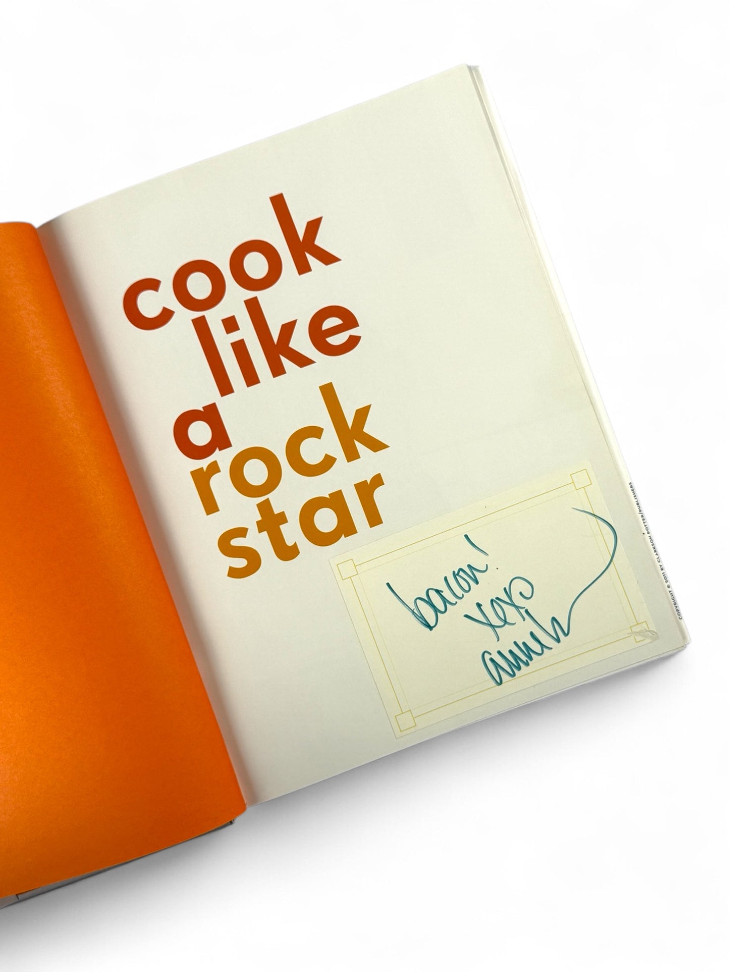 Signed - Anne Burrell - Cook Like a Rockstar