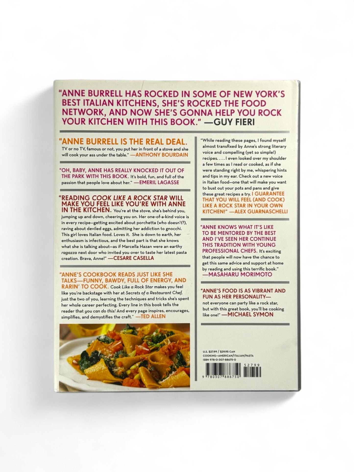 Signed - Anne Burrell - Cook Like a Rockstar