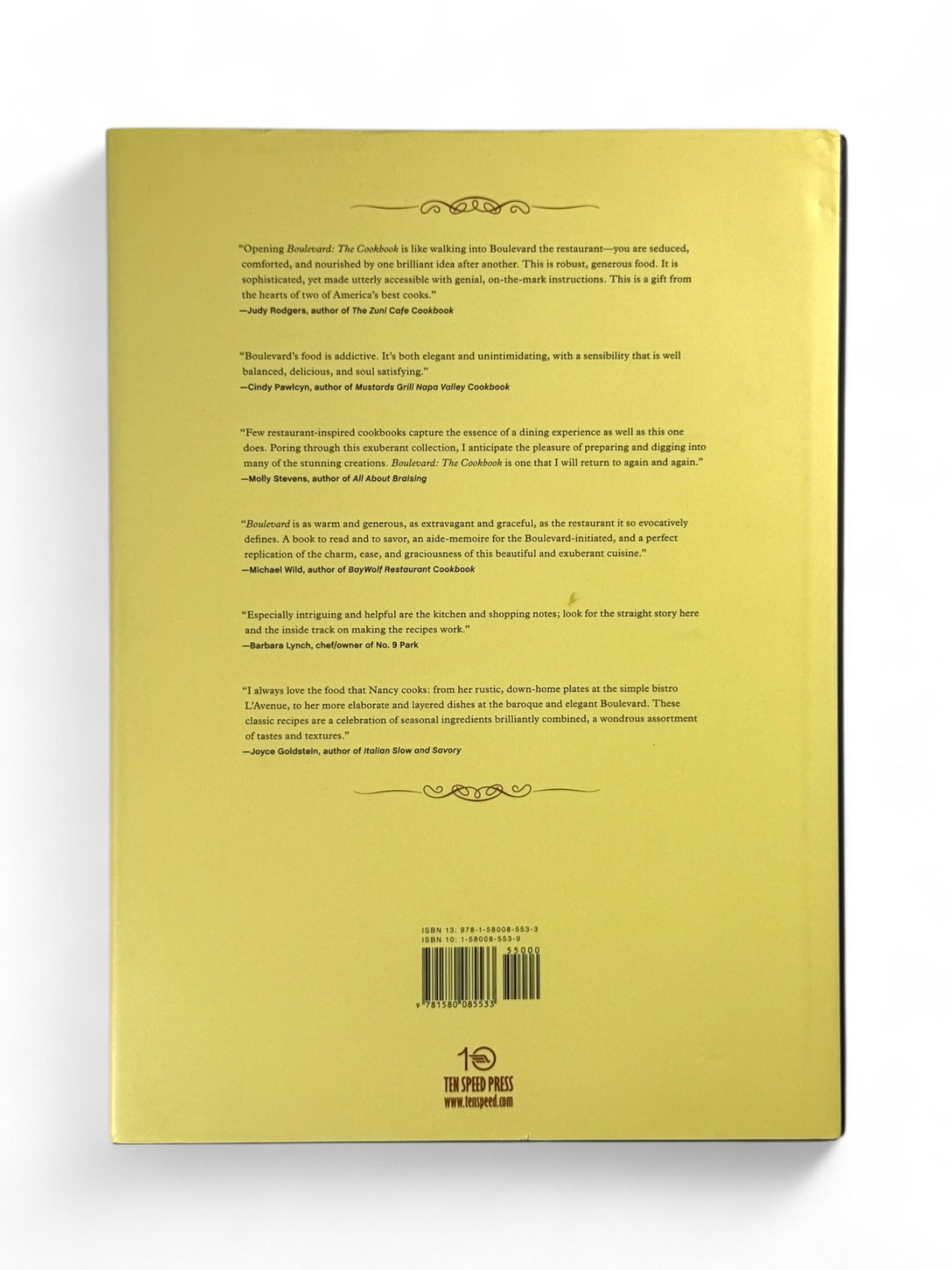 Signed - 1st Print - Boulevard The Cookbook by Nancy Oakes and Pamela Mazzela