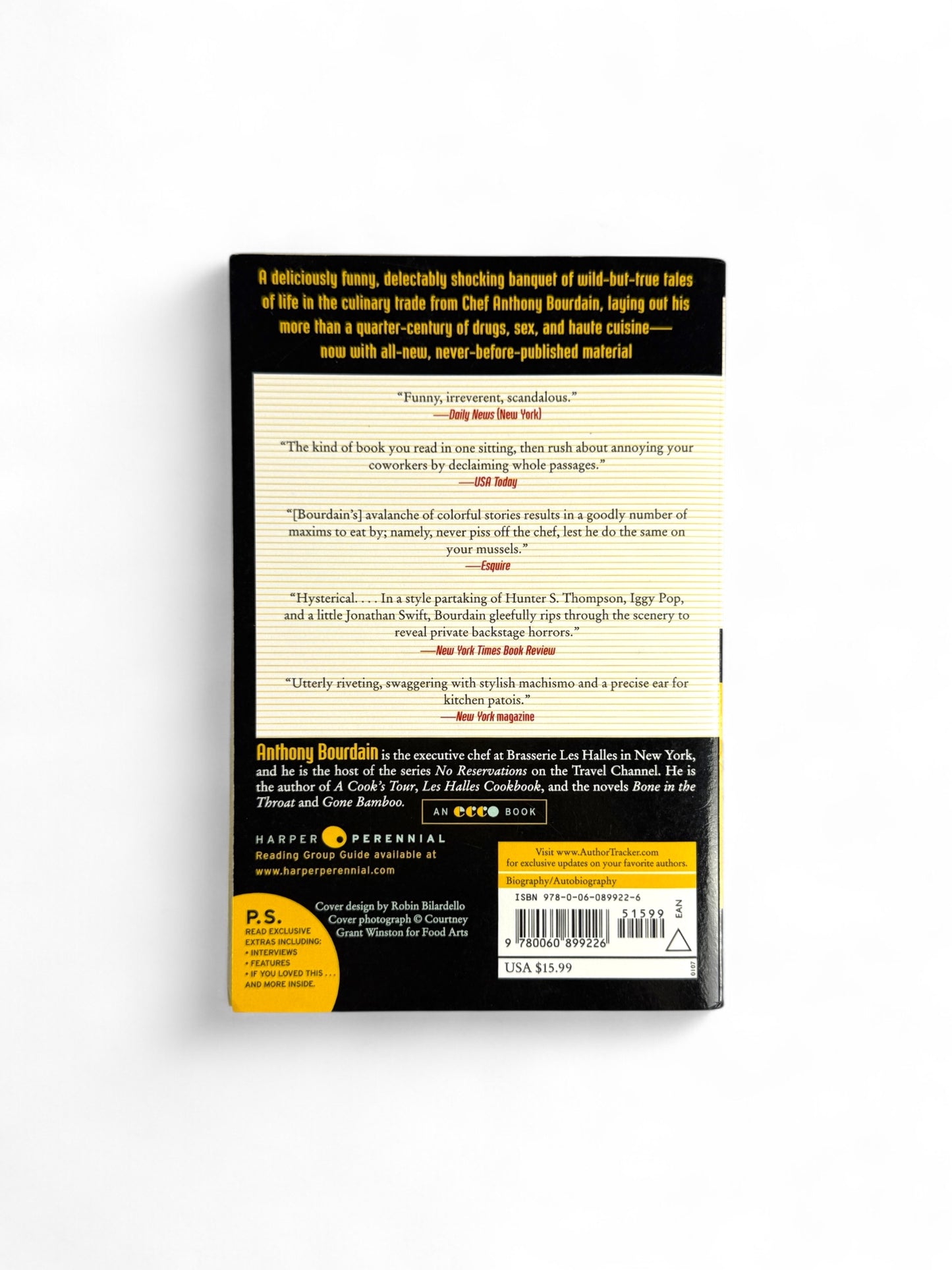 Kitchen Confidential - Updated Edition - by Anthony Bourdain - Paperback