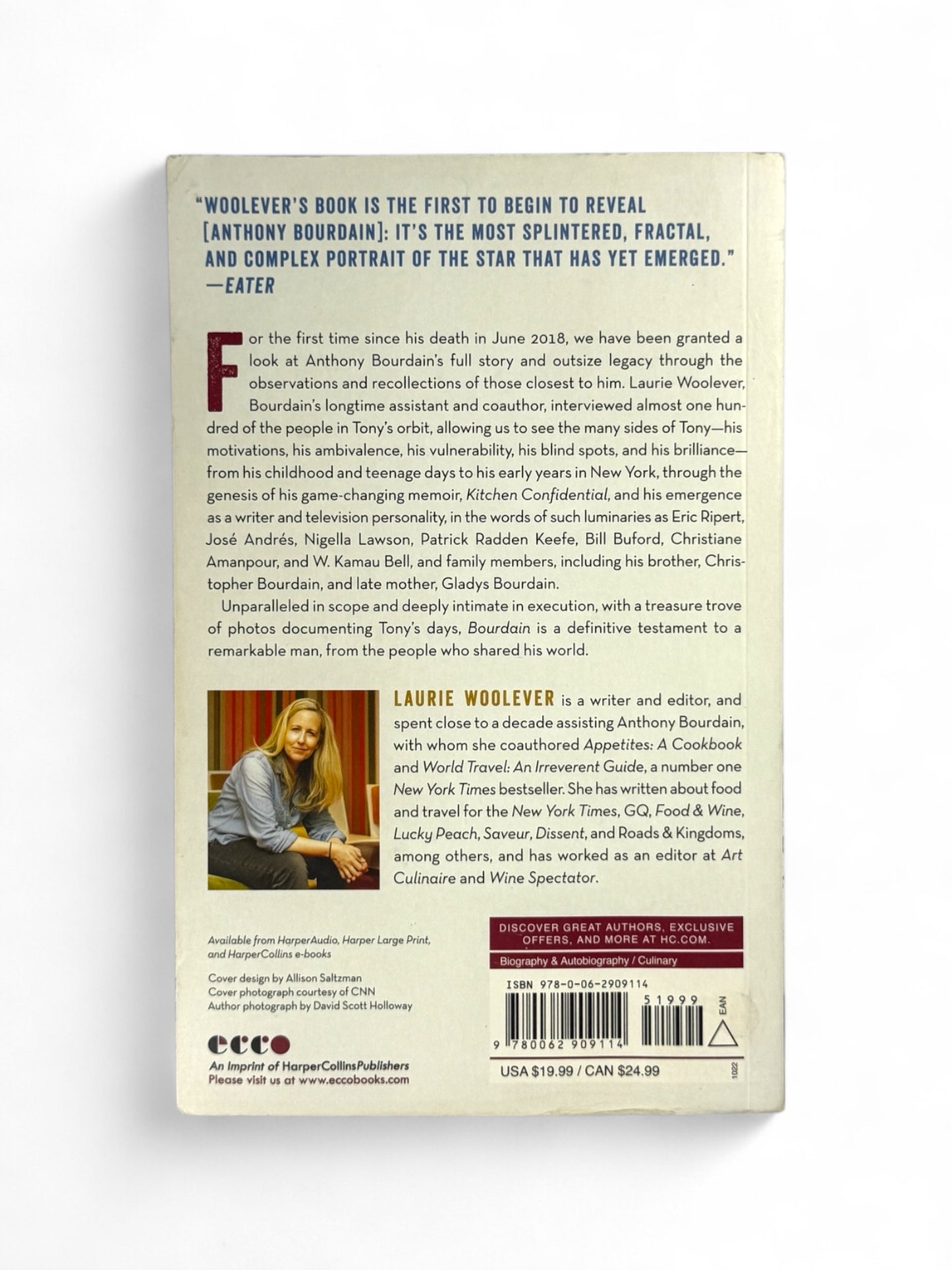 Bourdain: The Definitive Oral Biography by Laurie Woolever