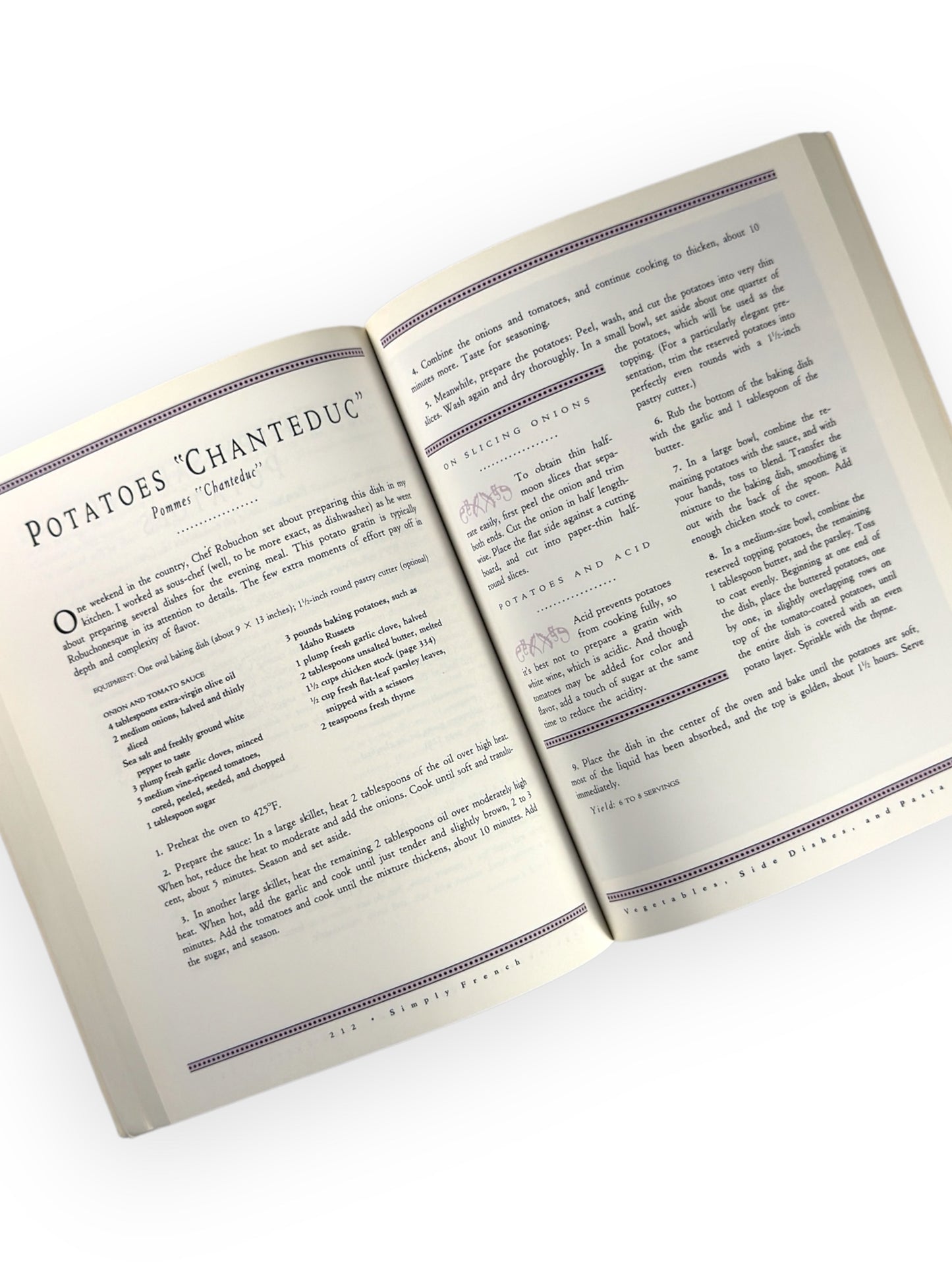 Simply French: Patricia Wells Presents the Cuisine of Joël Robuchonm - First Paperback Edition