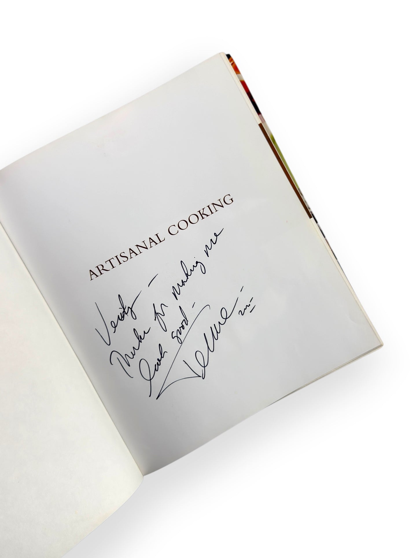Inscribed - Terrance Brennan - Artisanal Cooking by Terrance Brennan and Andrew Friedman