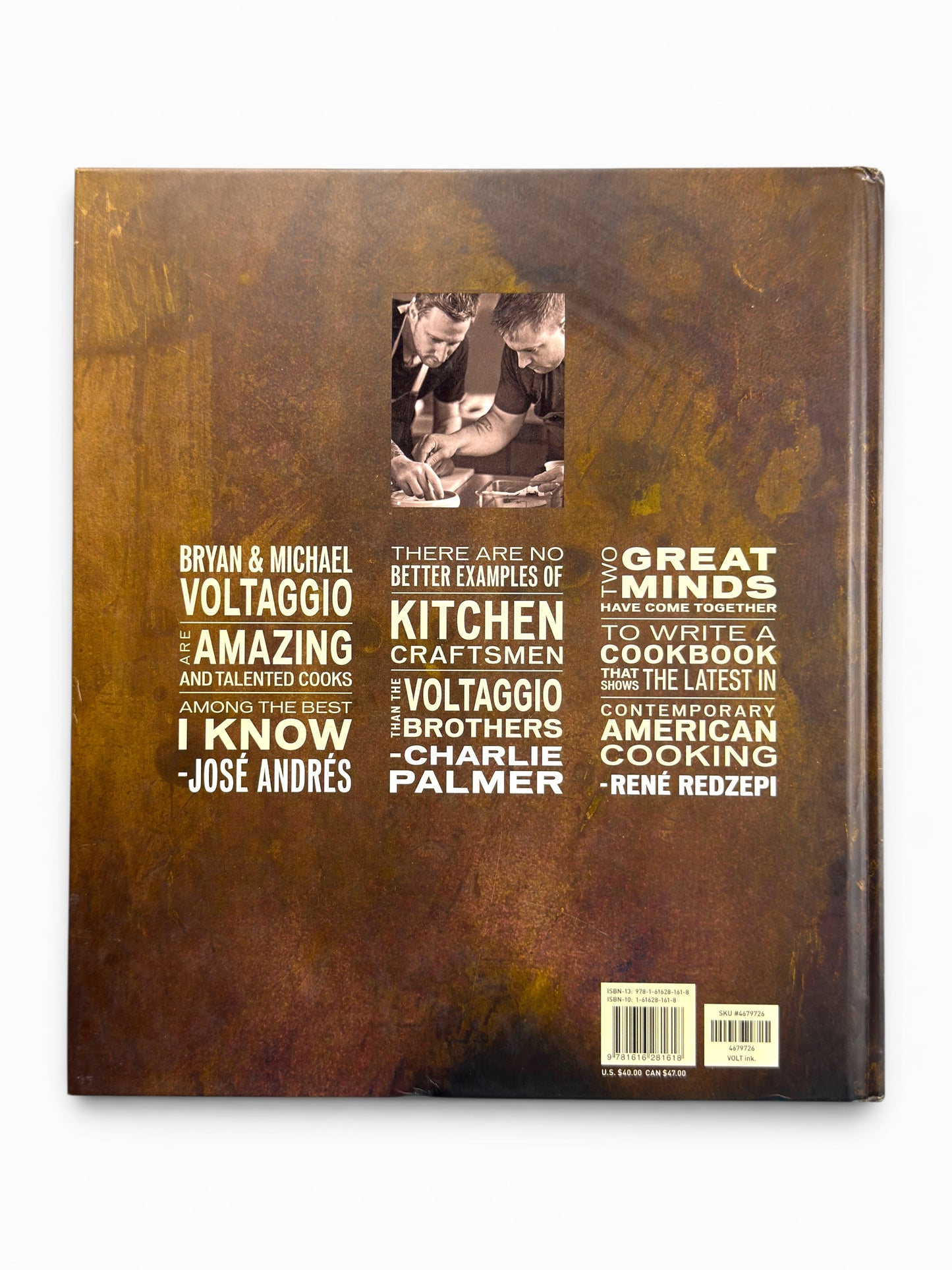 Signed - Bryan Voltaggio - VOLT ink.: Receipes, Stories, Brothers by Bryan and Michael Voltaggio - First Edition