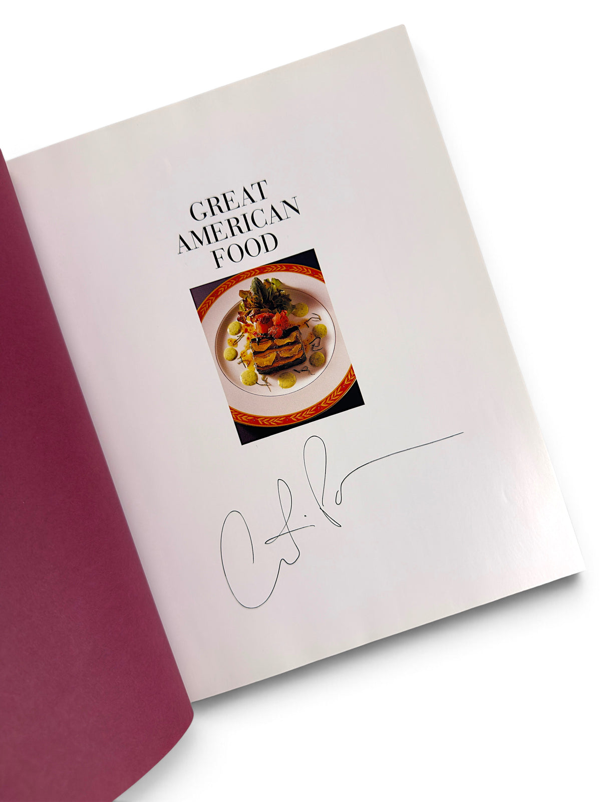 Signed- Charlie Palmer - Great American Food - First Edition