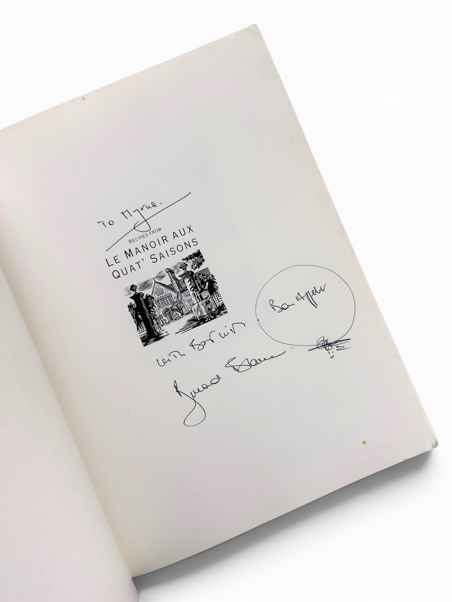 Inscribed - Raymond Blanc - Le Manoir aux Quat'Saisons - Paperback