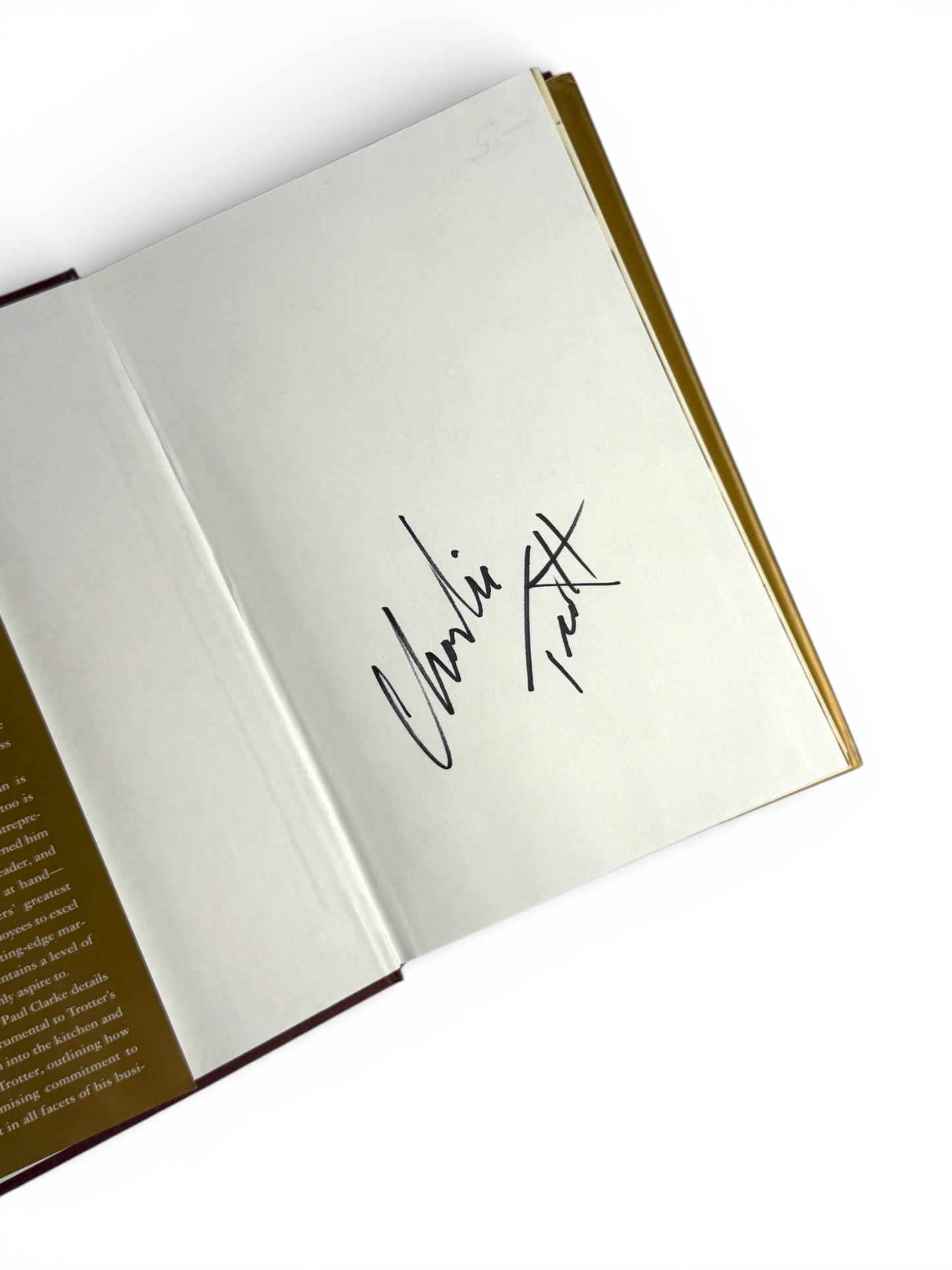 Signed - Charlie Trotter - Lessons in Excellence from Charlie Trotter by Paul Clarke