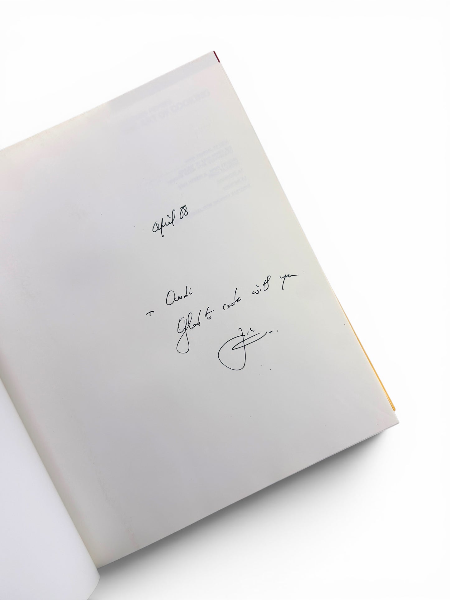 Jacques Pepin's The Art of Cooking 2 Volume First Edition Set - Vol. 1 Inscribed by Jacques Pepin