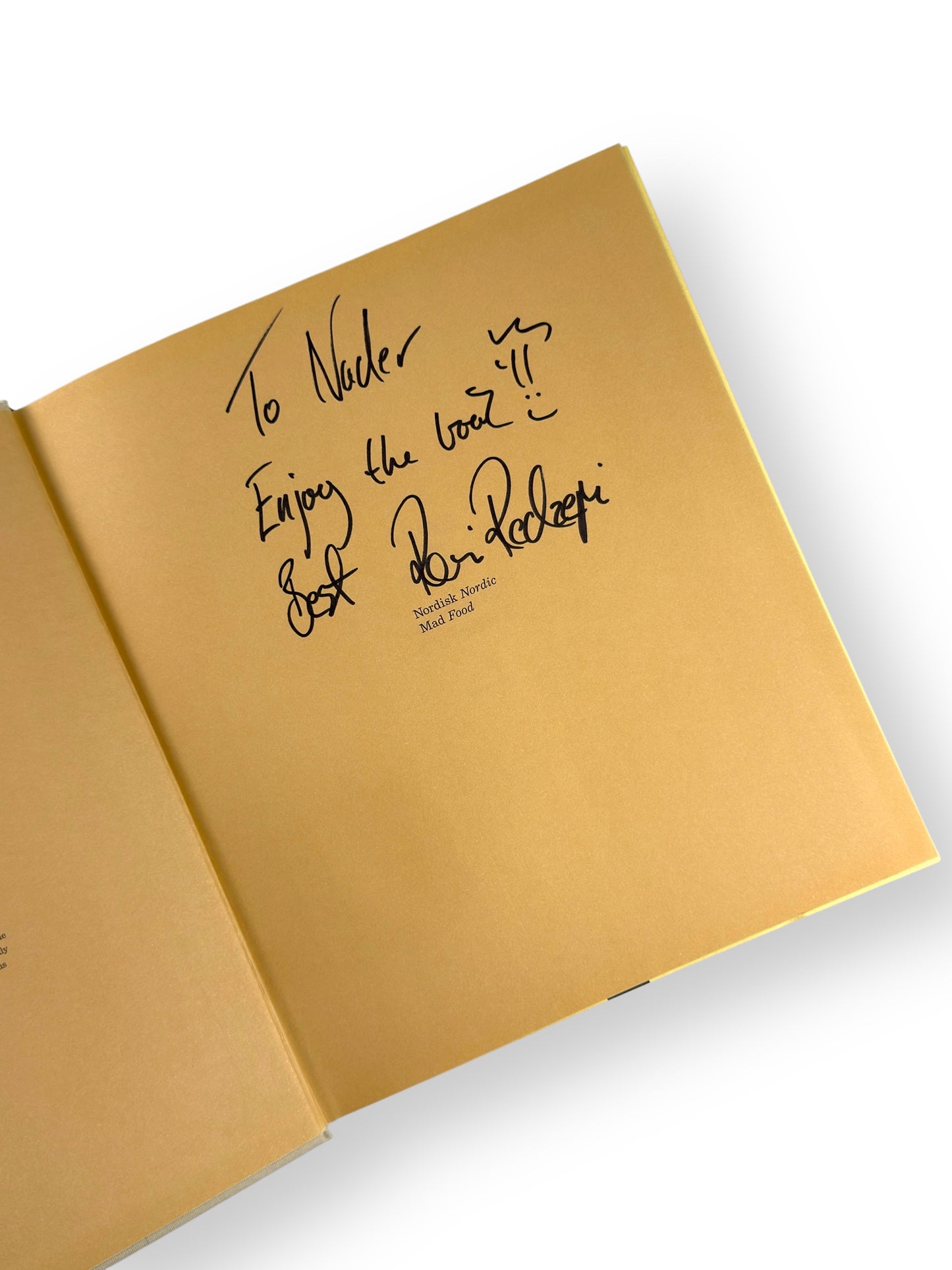 Inscribed - Rene Redzepi - Noma
