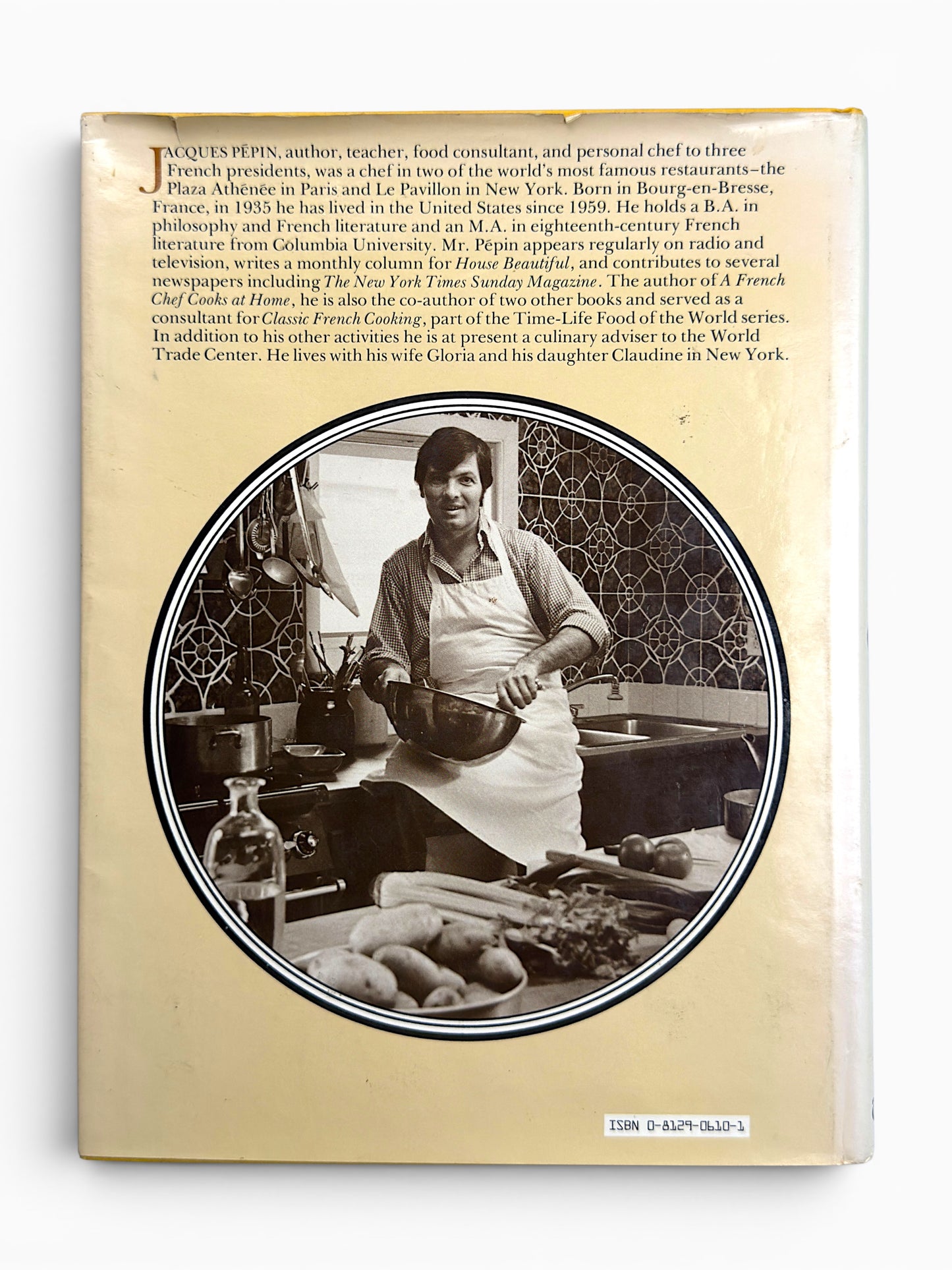 Signed - La Technique by Jacques Pepin - First Edition