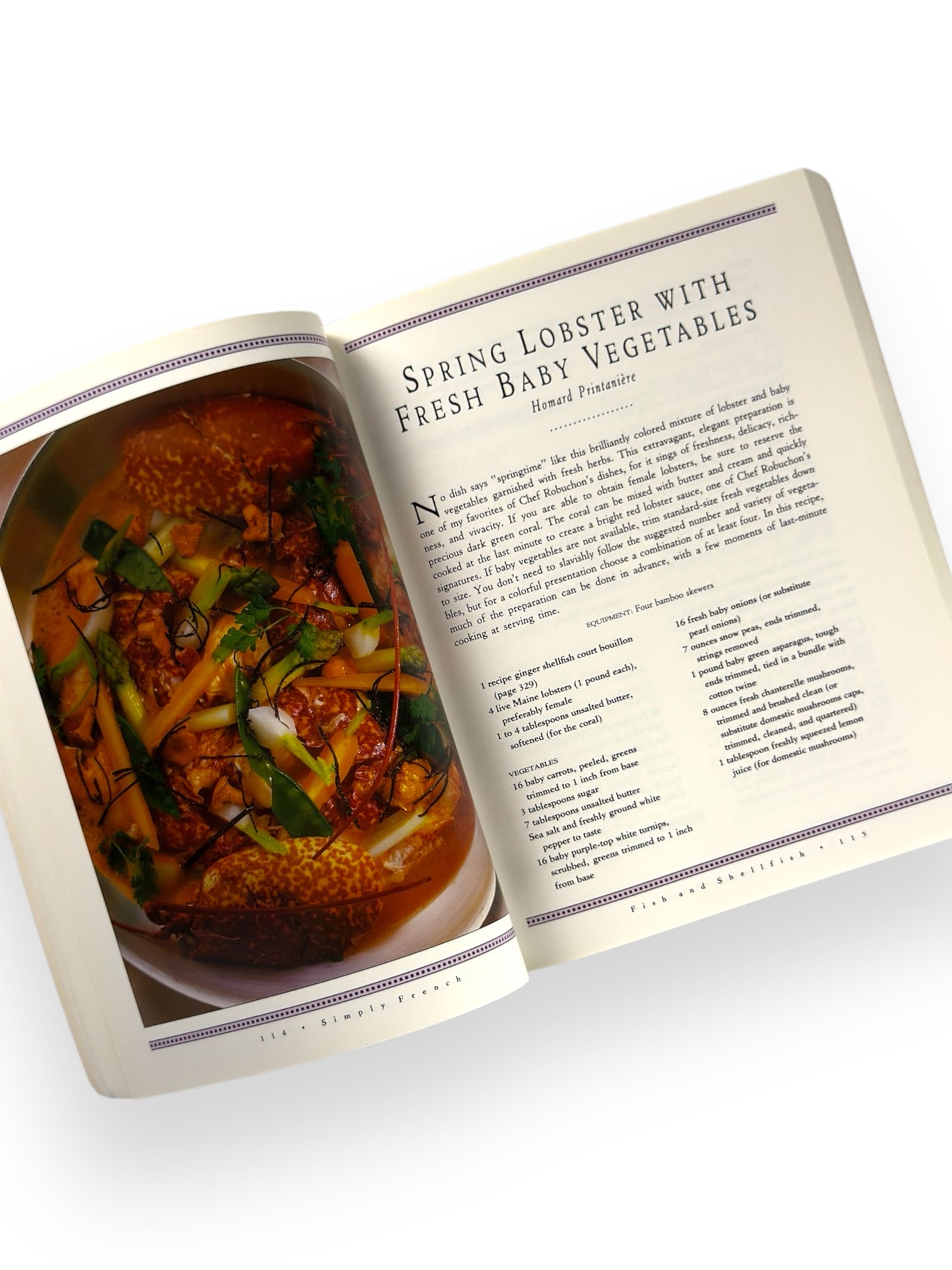 Simply French: Patricia Wells Presents the Cuisine of Joël Robuchonm - First Paperback Edition