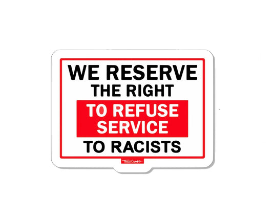 We Refuse the Right decal