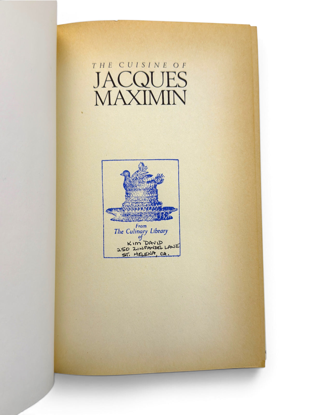The Cuisine of Jacques Maximin