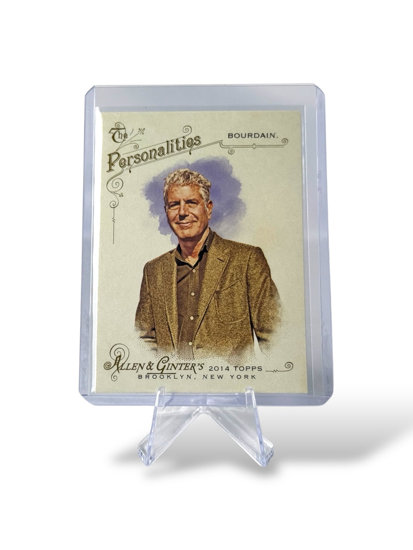 2014 Topps Allen & Ginter Anthony Bourdain Baseball Card