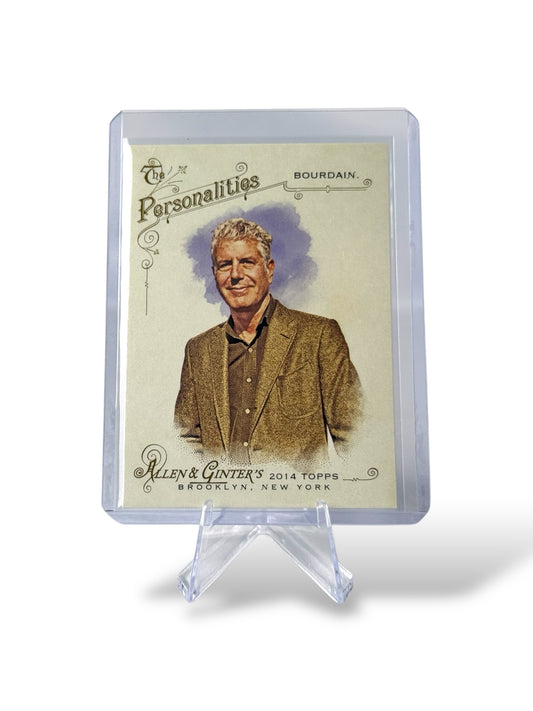 2014 Topps Allen & Ginter Anthony Bourdain Baseball Card