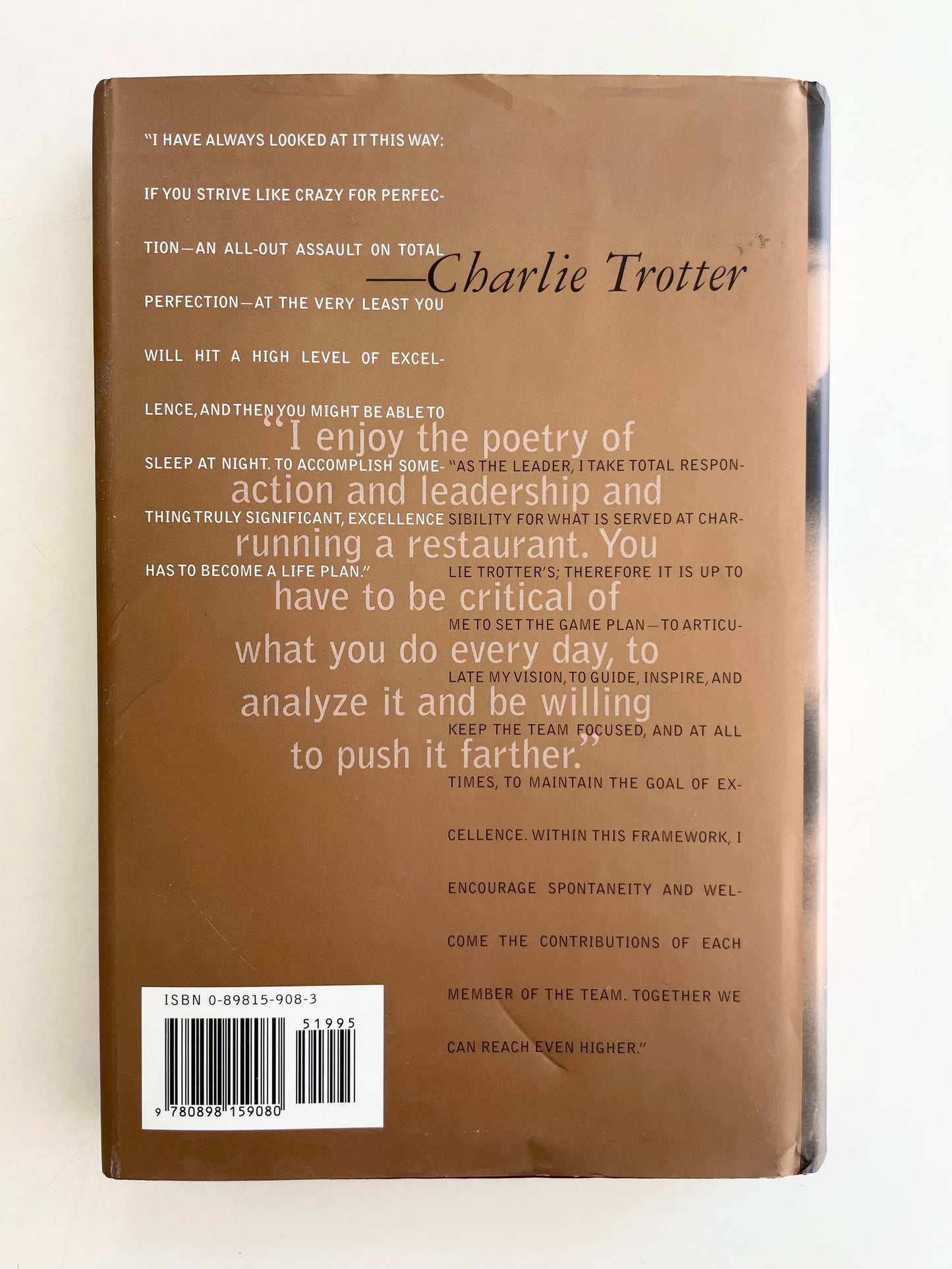 Signed by Charlie Trotter - Lessons in Excellence