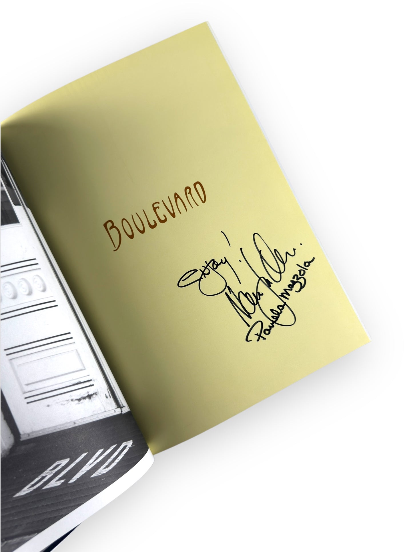 Signed x 2 - Nancy Oakes and Pamela Mazzela - Boulevard The Cookbook - First Printing