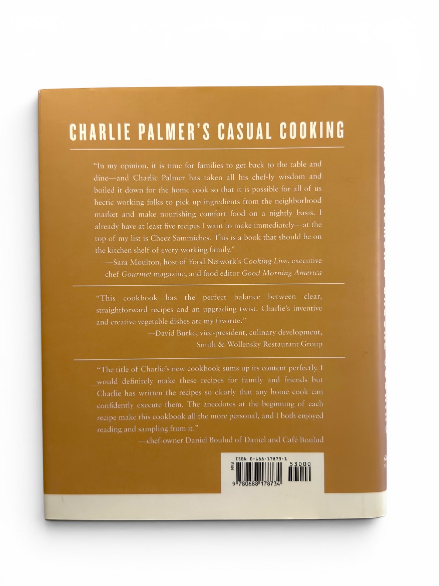 Signed - Charlie Palmer's Casual Cooking - First Edition