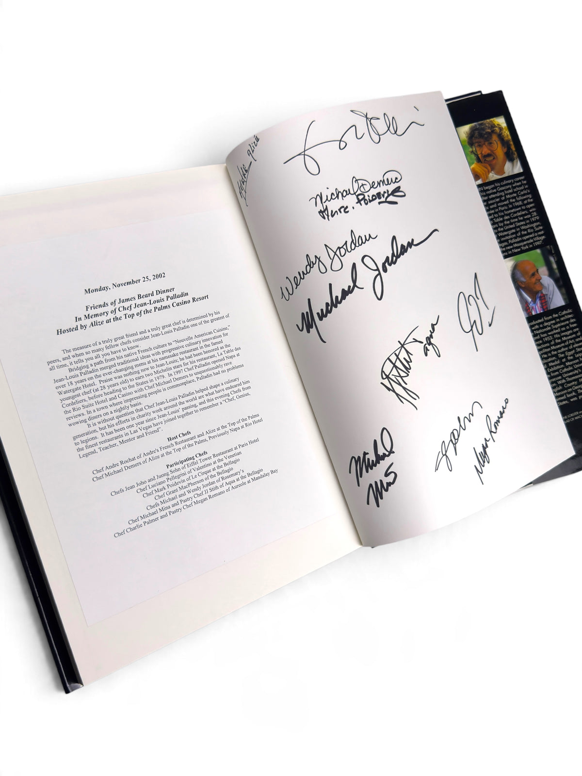 Signed - Jean-Louis Palladin and 11 Chefs - Cooking With the Seasons by Fred J Maroon / Jean-Louis Palladin - 1997 Edition