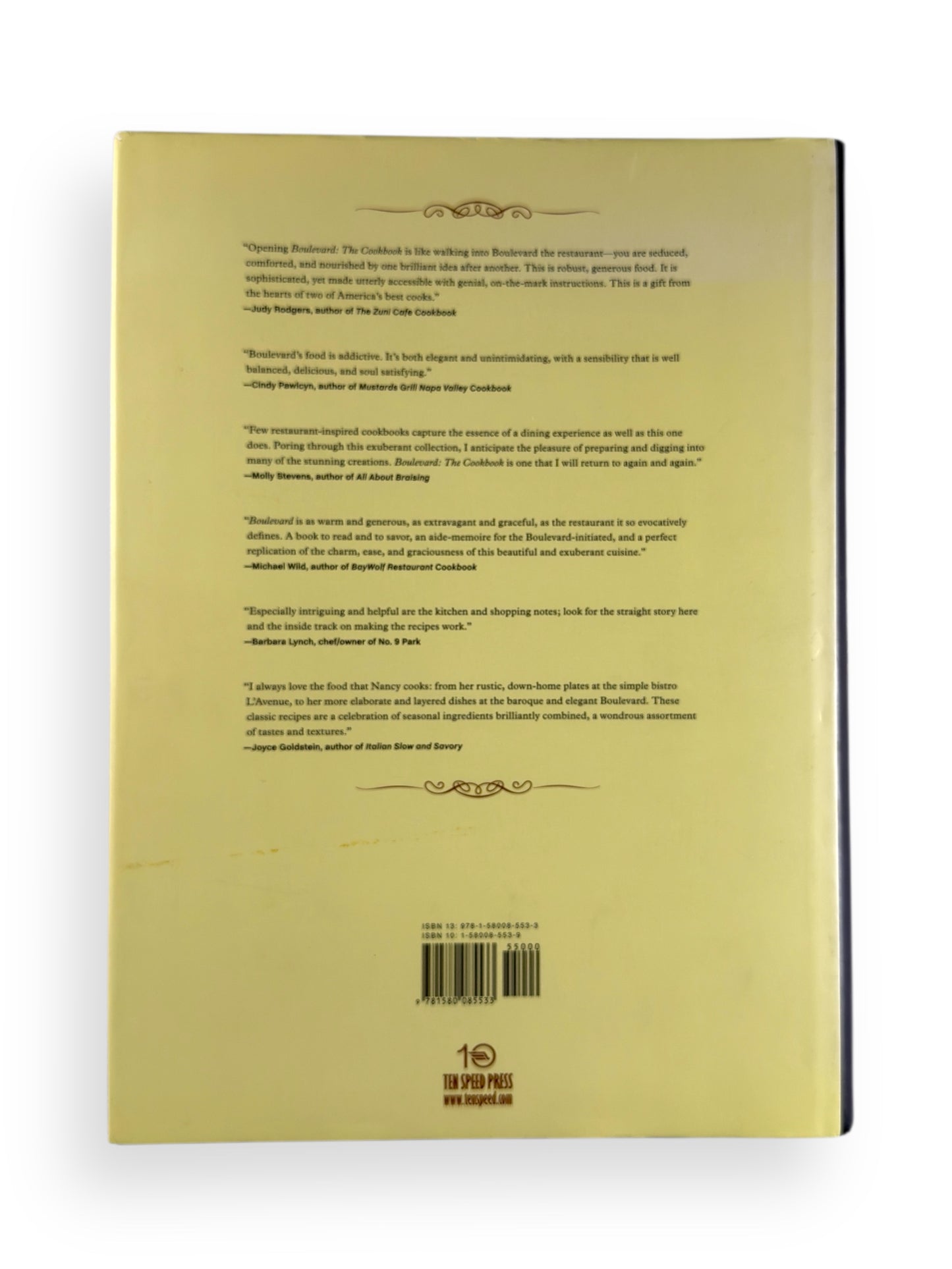 Boulevard The Cookbook by Nancy Oakes and Pamela Mazzela - First Printing