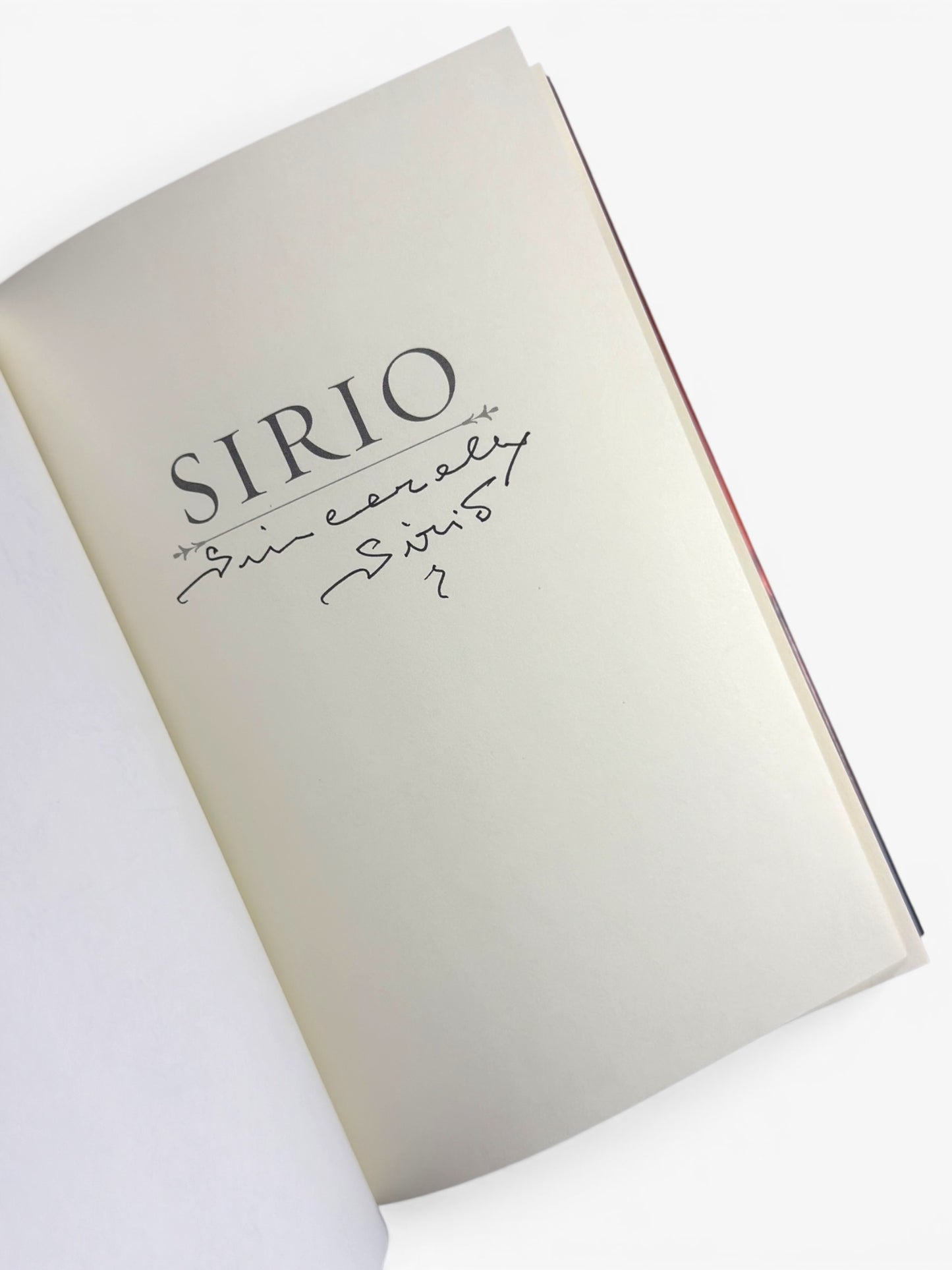 Signed - Sirio Maccioni - Sirio: The Story of My Life and Le Cirque - First Edition