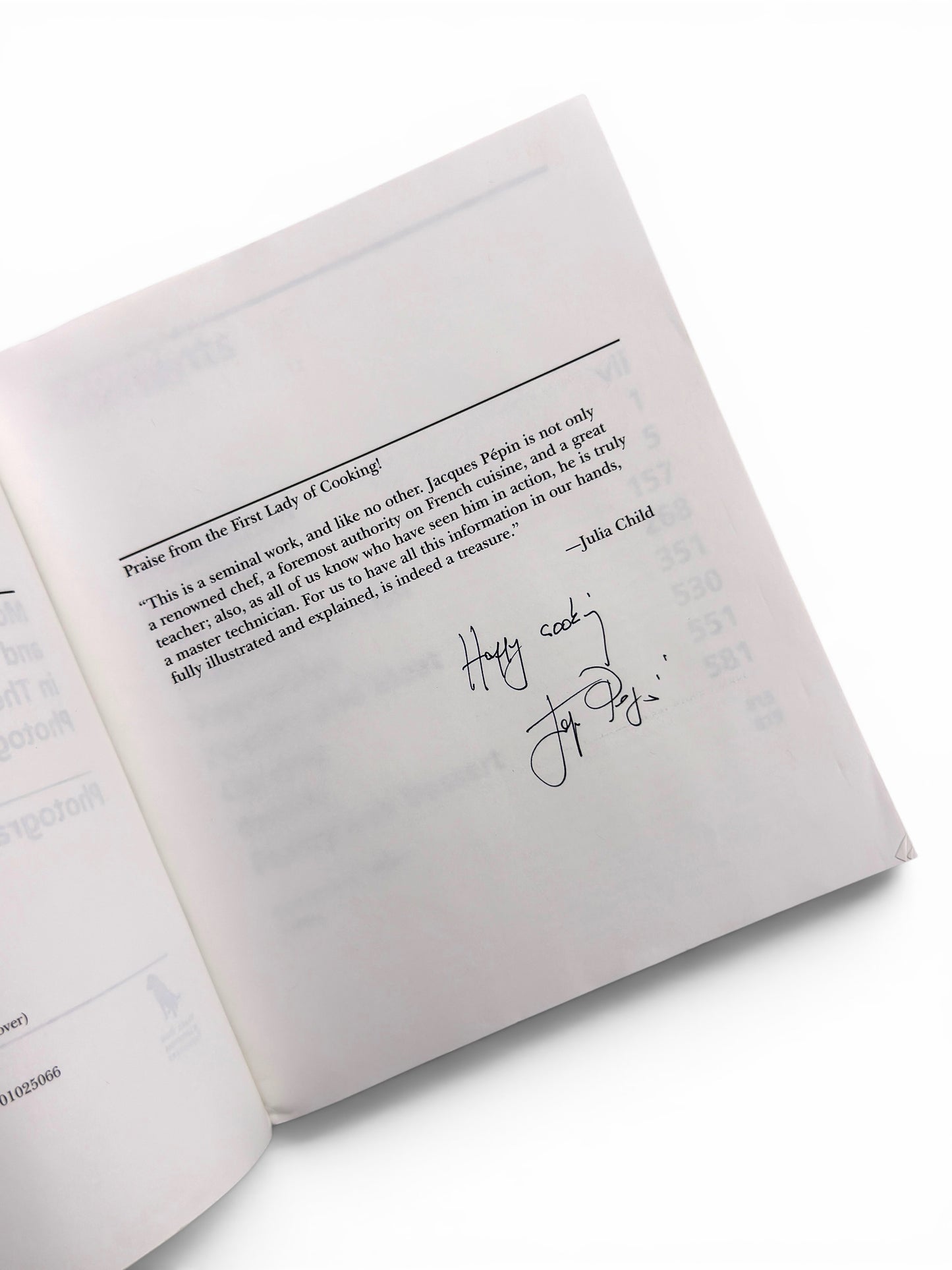Signed - Jacques Pepin’s Complete Techniques - Paperback