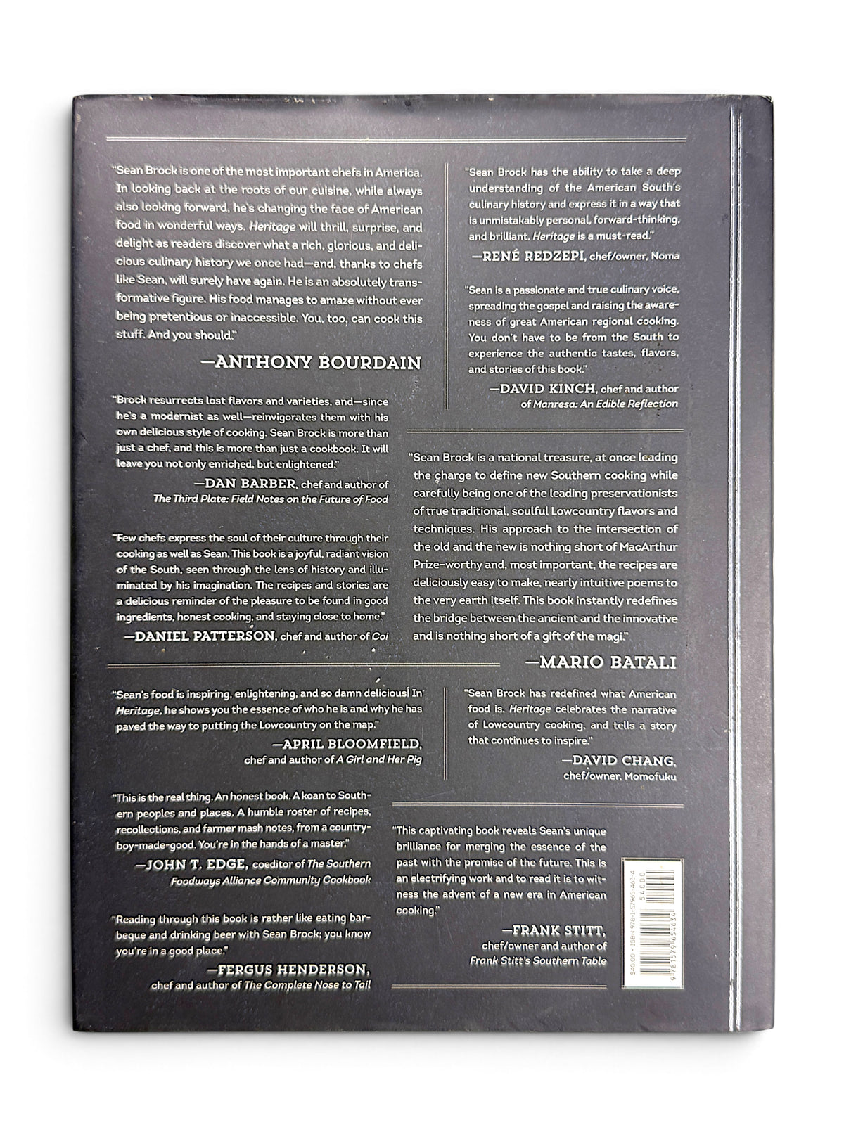 Inscribed - Sean Brock - Heritage