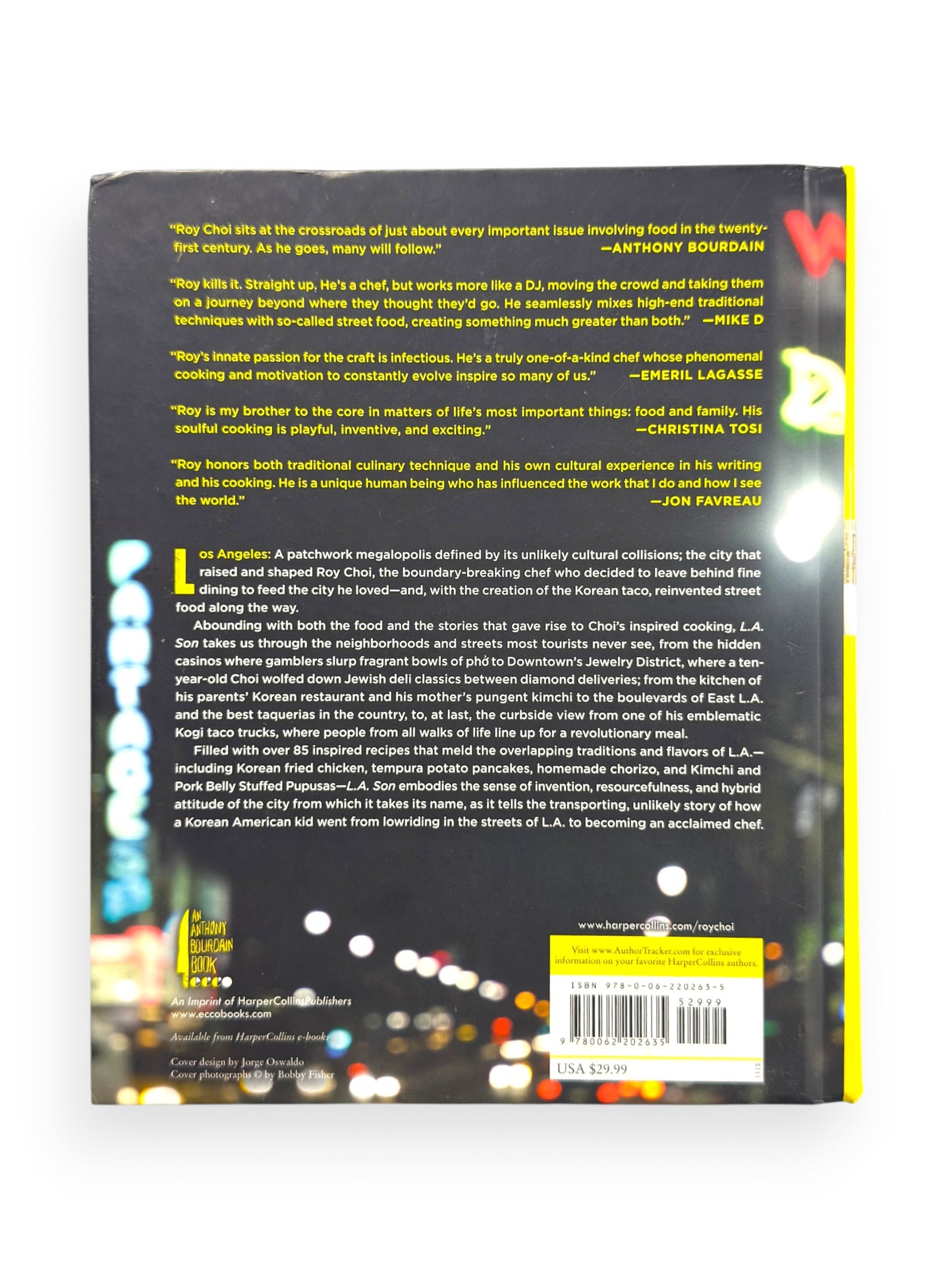 Inscribed - Roy Choi - L.A. Son - First Edition