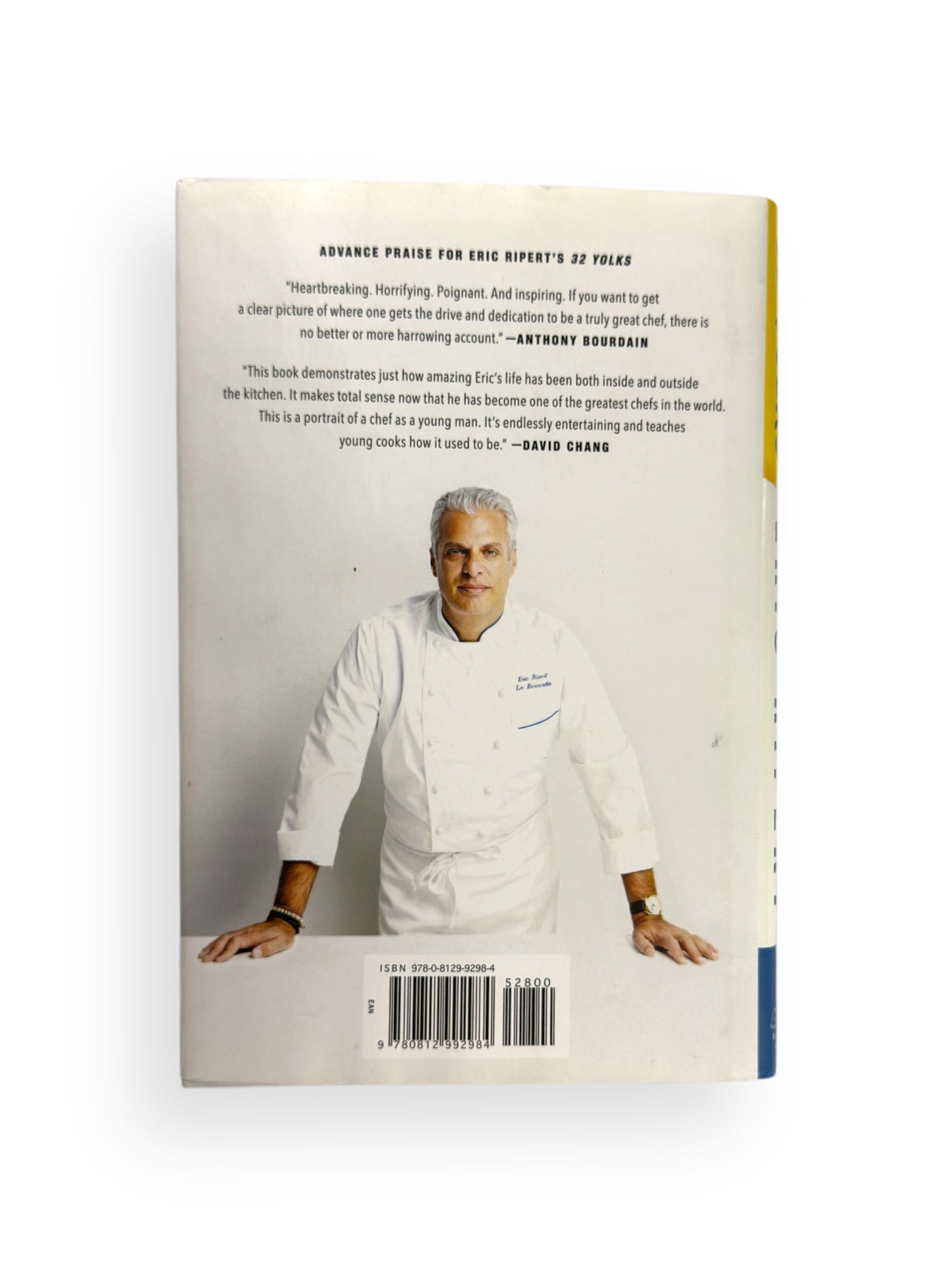 Signed - Eric Ripert - 32 Yolks