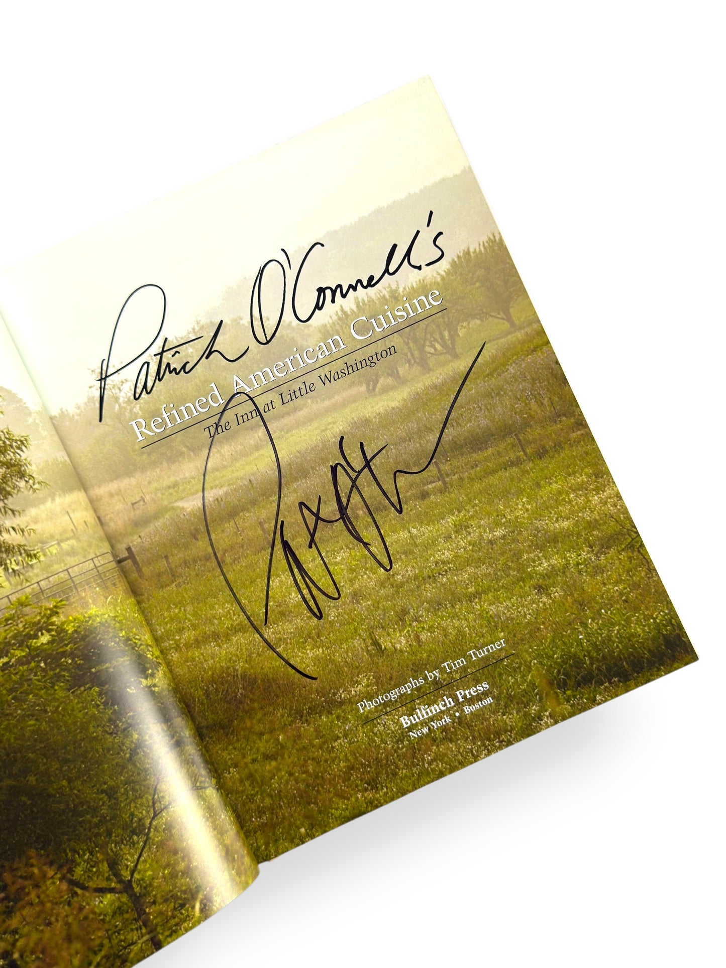 Signed - Patrick O’Connell’s Refined American Cuisine - First Edition
