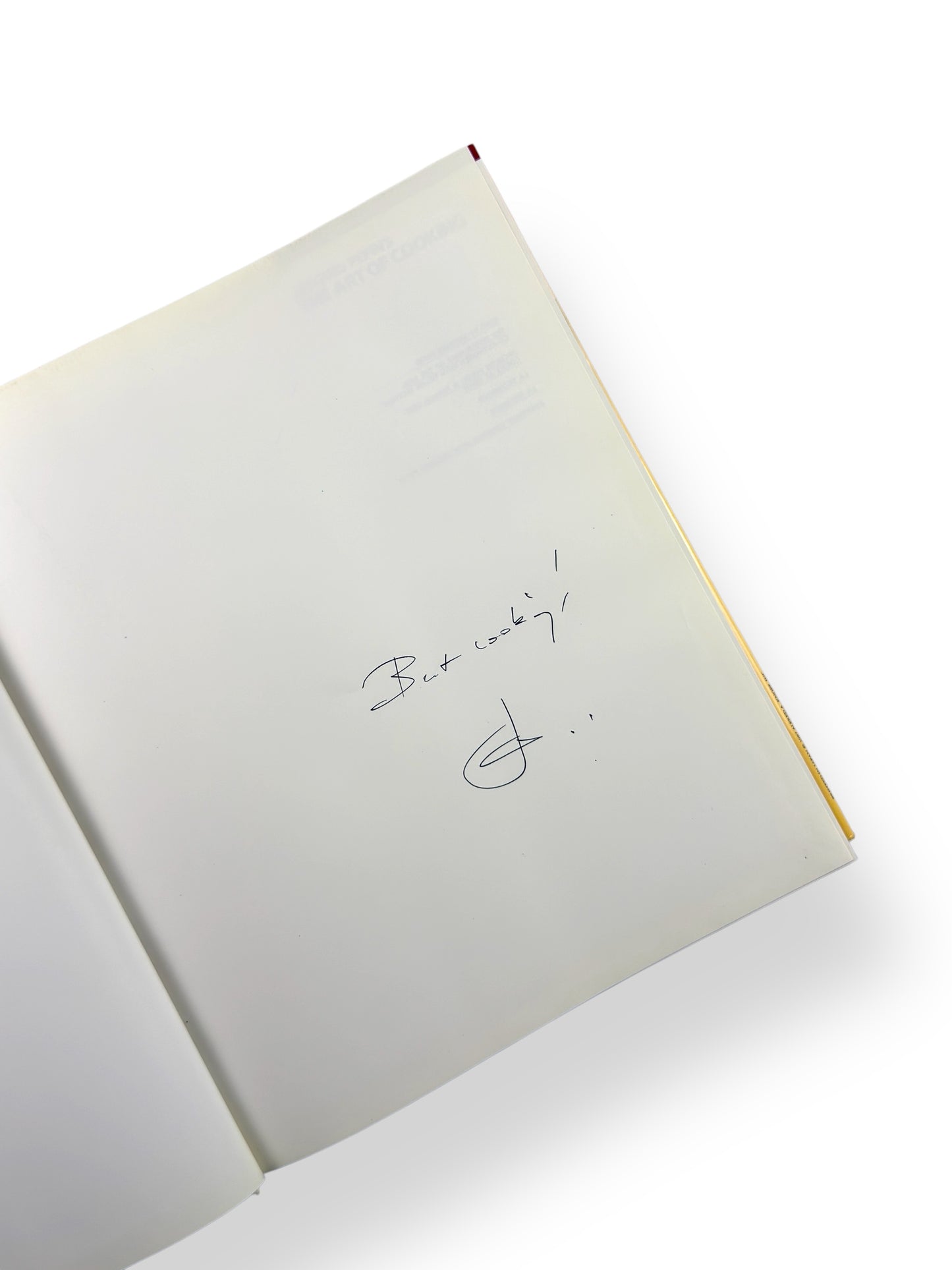 Signed - Jacques Pepin's The Art of Cooking - First Edition