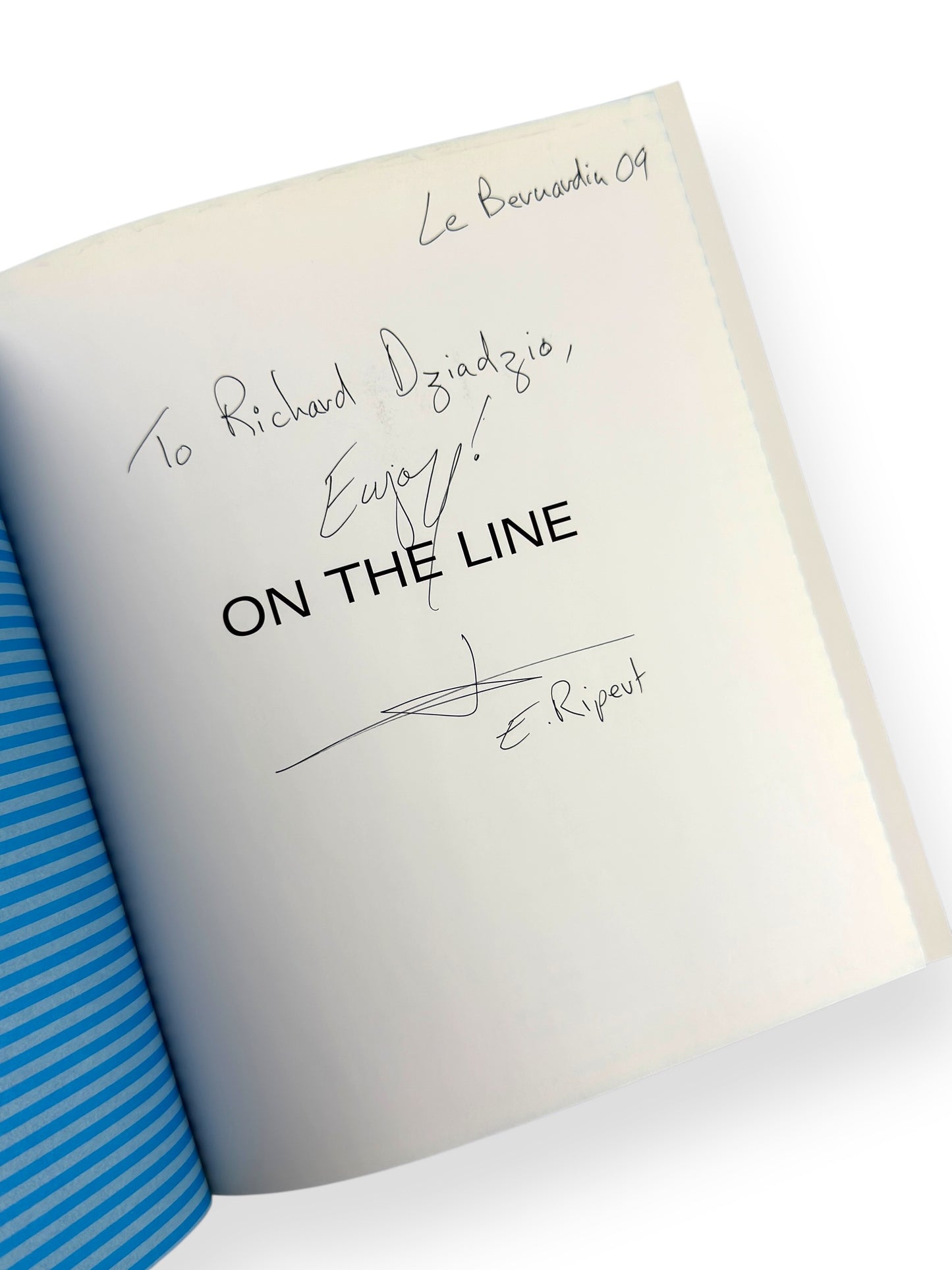 Inscribed - Eric Ripert - On the Line