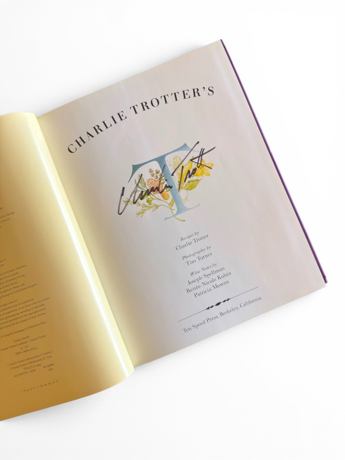 Signed - Charlie Trotter's
