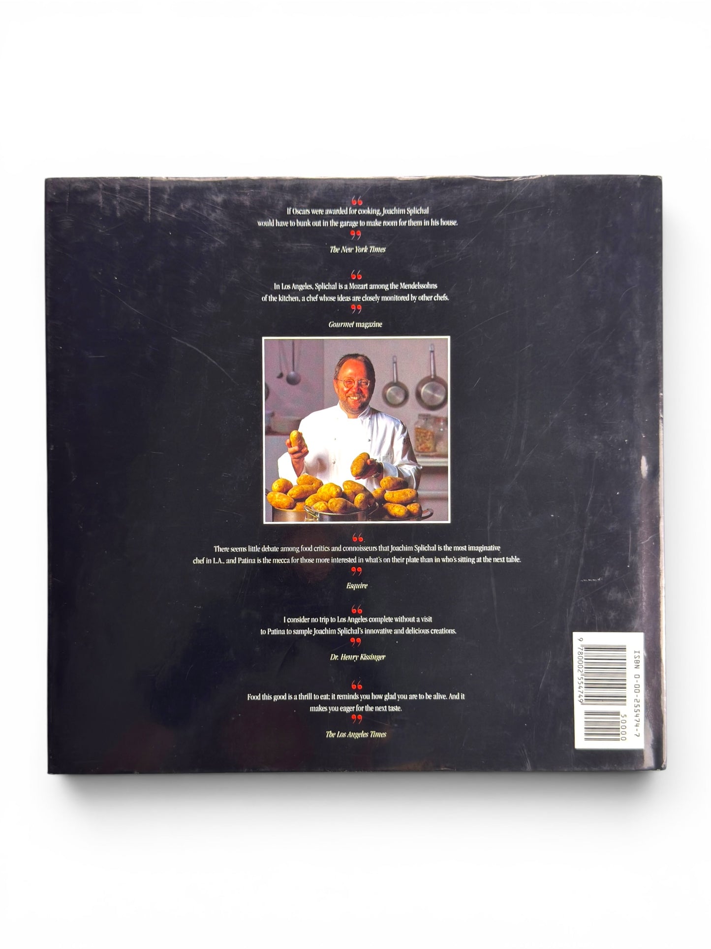 Joachim Splichal's Patina Cookbook - First Printing