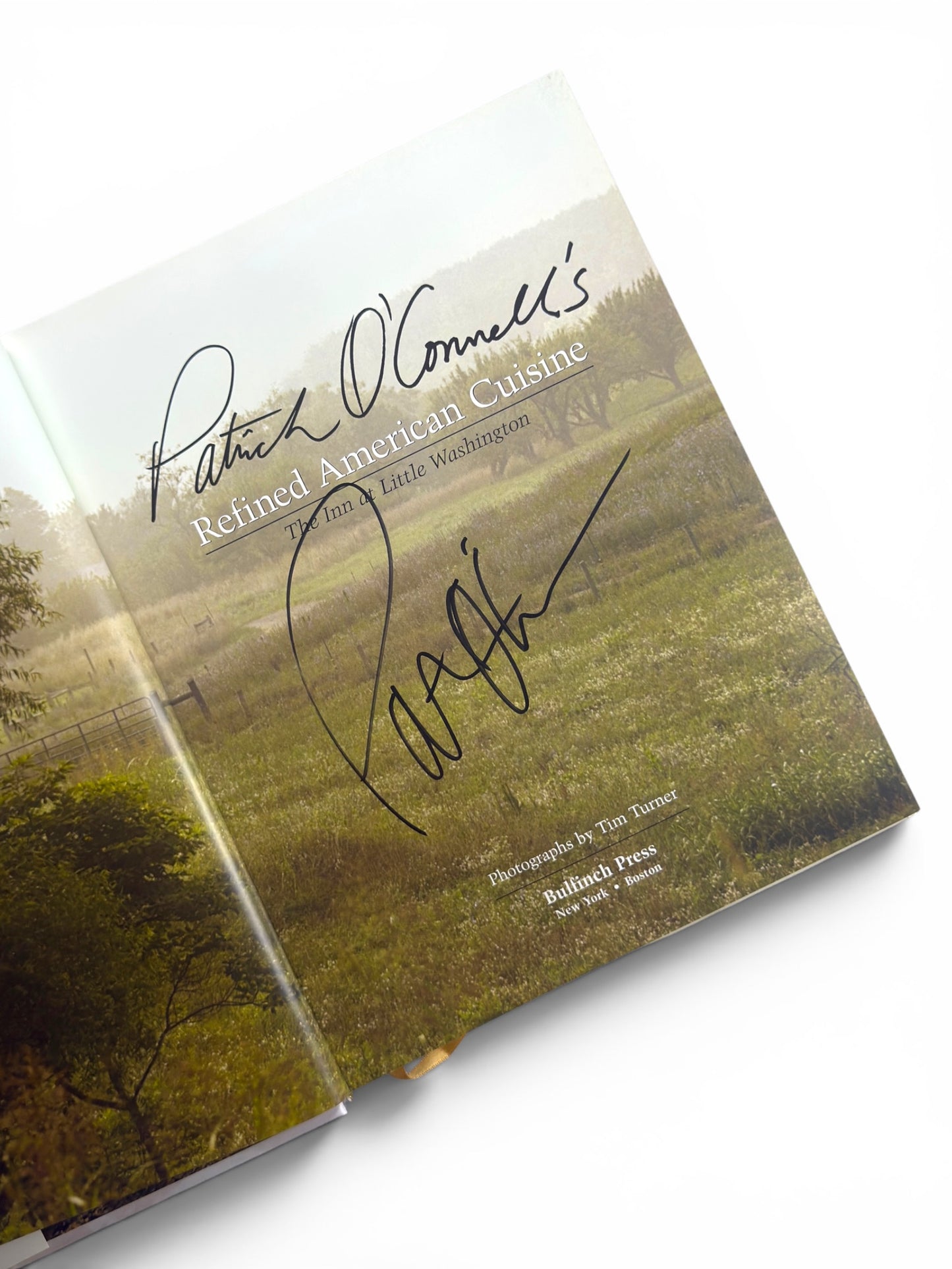 Signed - Patrick O’Connell’s Refined American Cuisine - First Edition