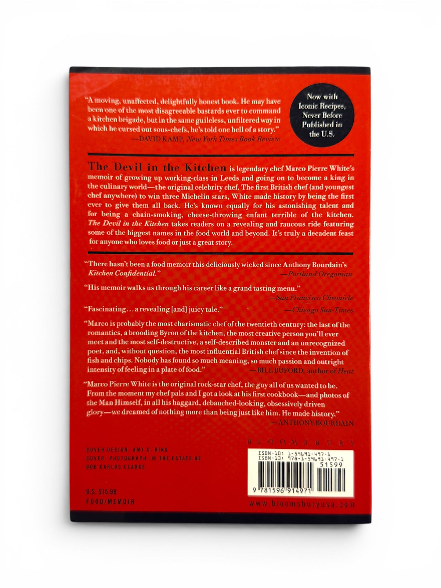 The Devil in the Kitchen by Marco Pierre White - Paperback