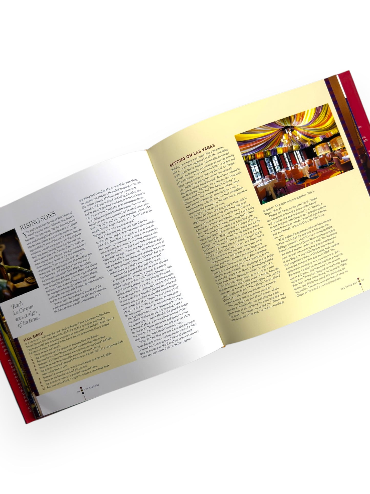 Signed - Sirio Maccioni - A Table at Le Cirque by Sirio Maccioni and Pamela Fiori - First Printing