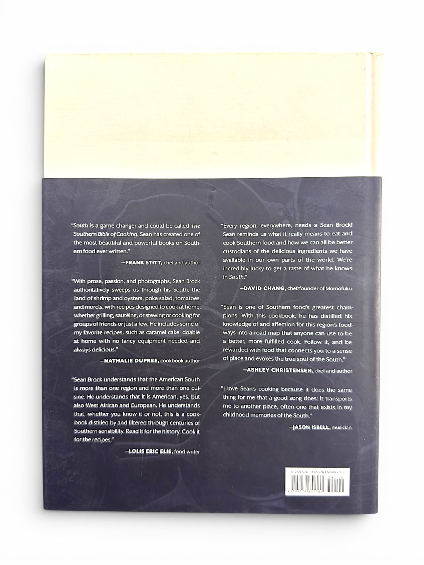 Signed - Sean Brock - South: Essential Recipes and New Explorations