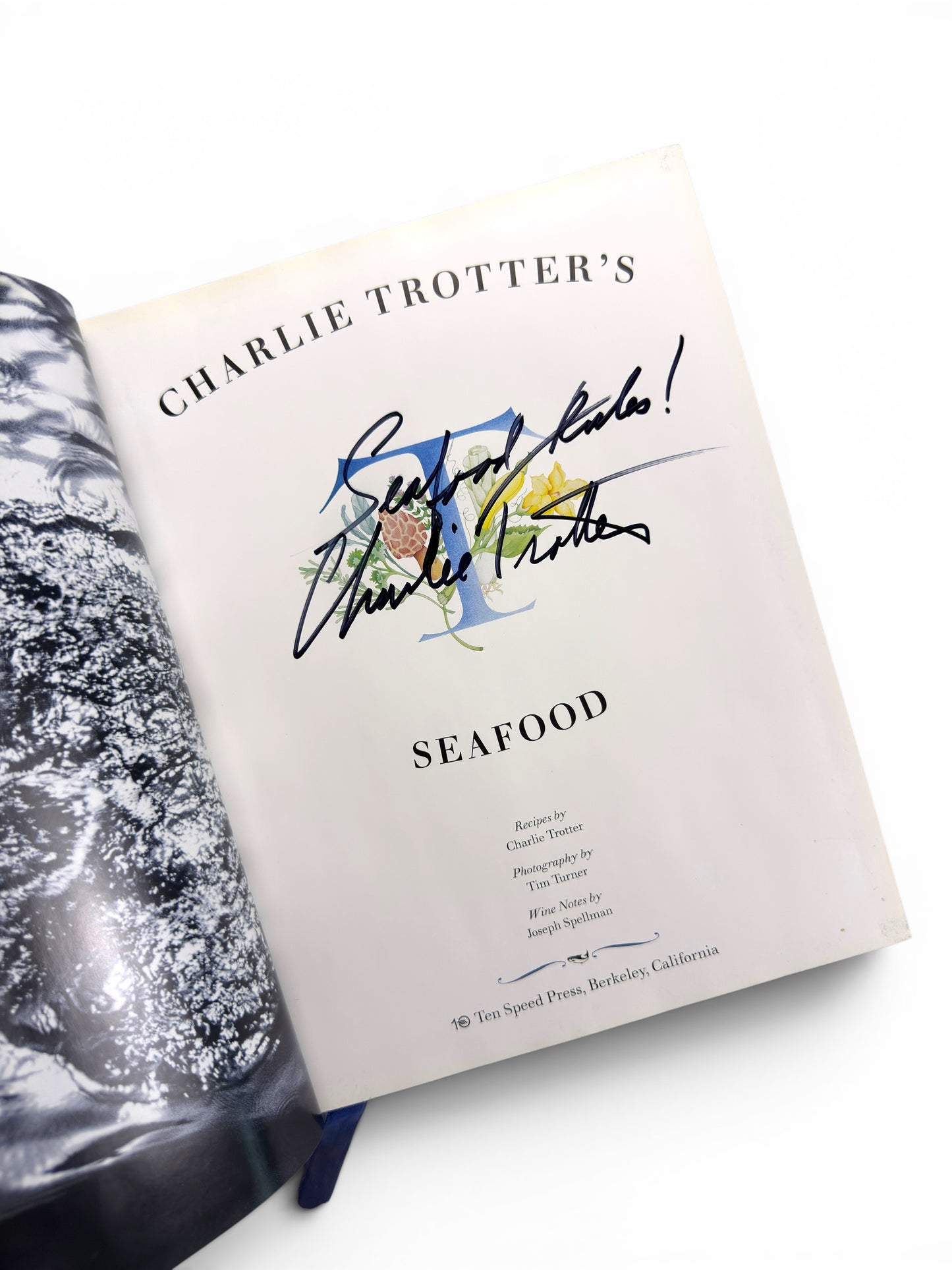Signed - Charlie Trotters Seafood - First Printing