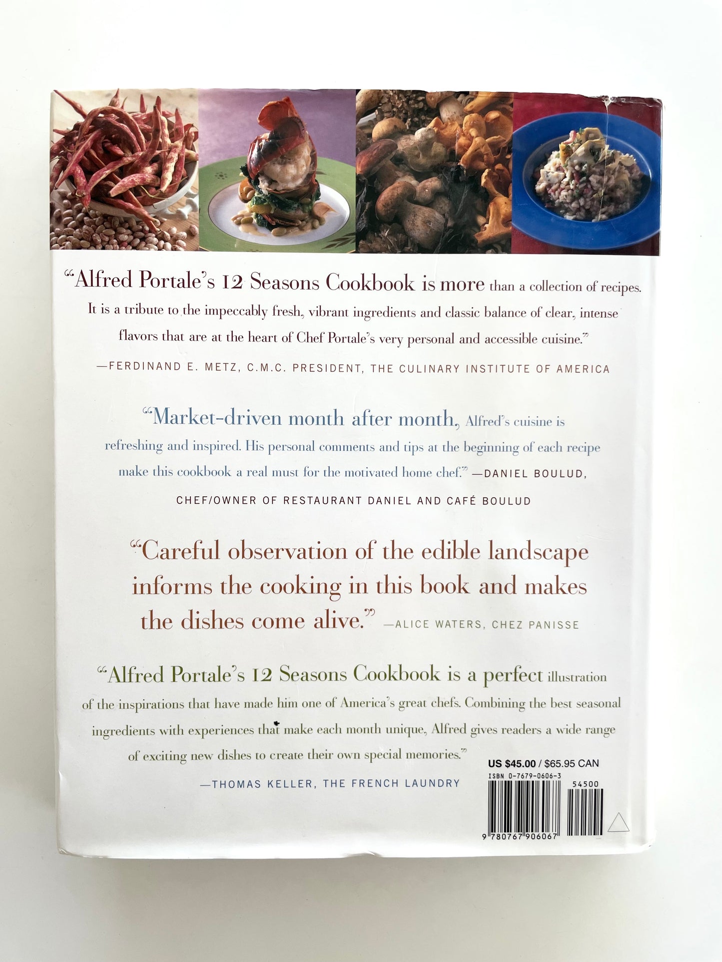 Signed - Alfred Portale's Twelve Seasons Cookbook