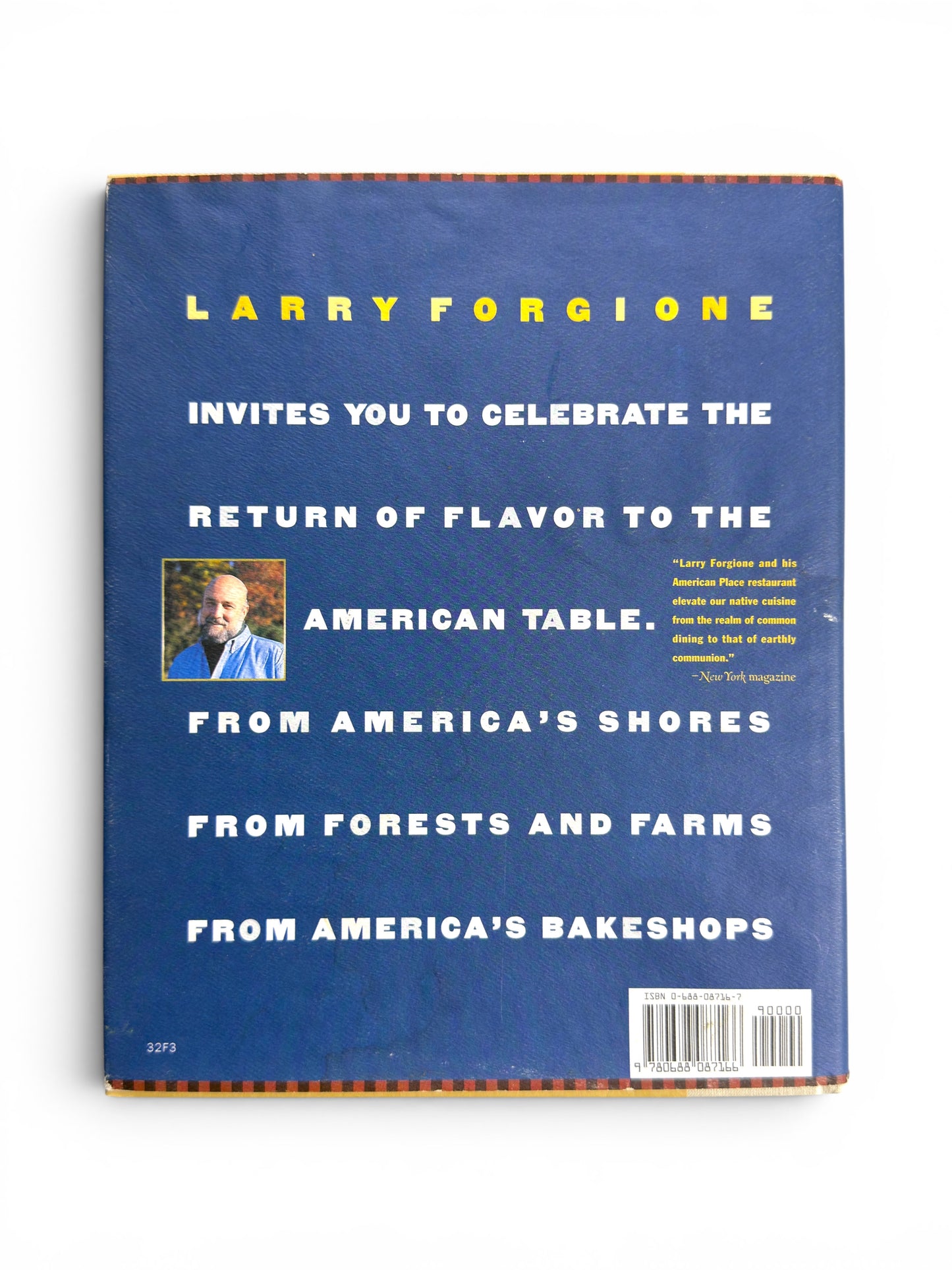 Inscribed - Larry Forgione - An American Place