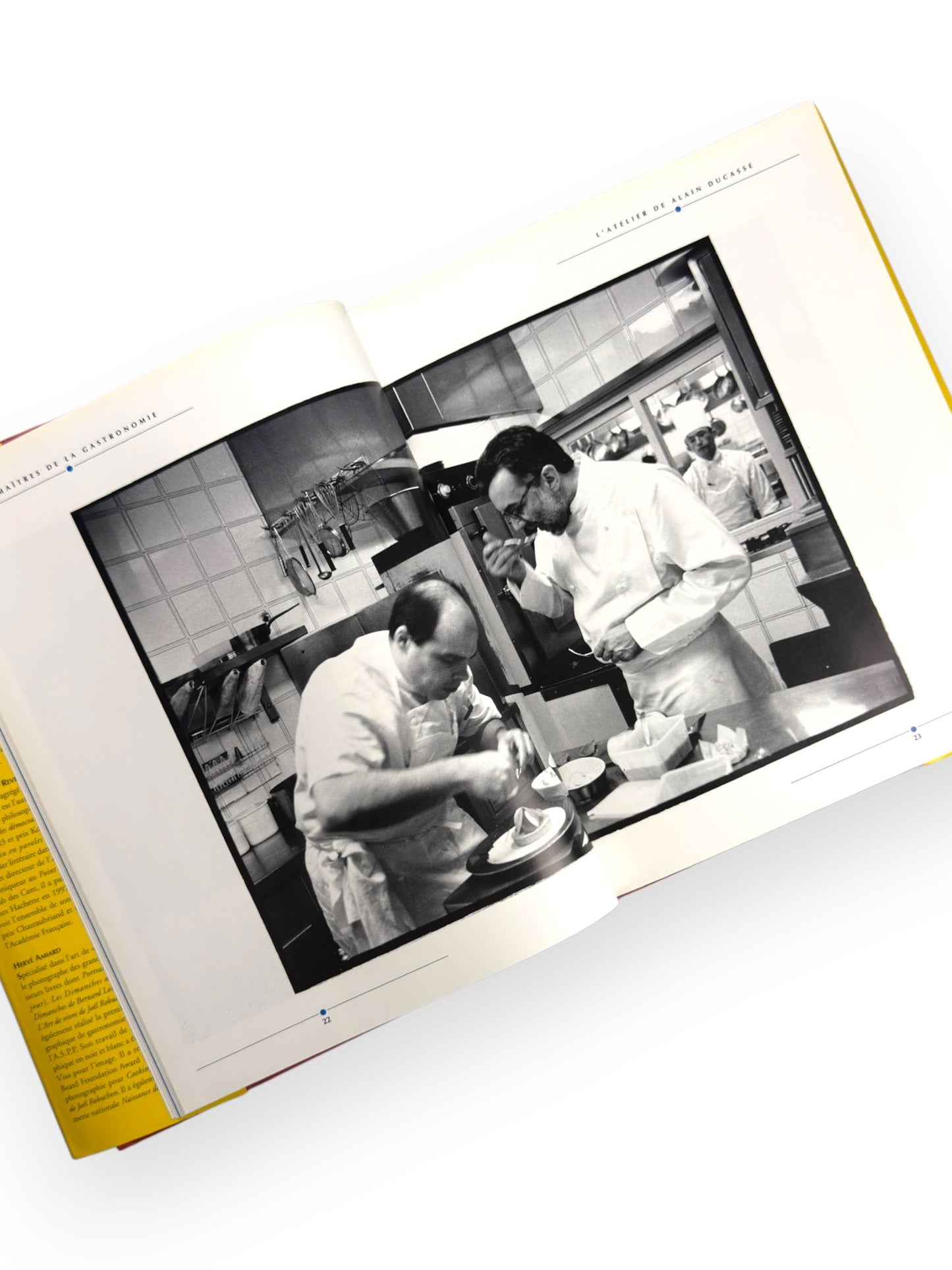 Inscribed - Alain Ducasse - L'Atelier of Alain Ducasse - French Language Edition