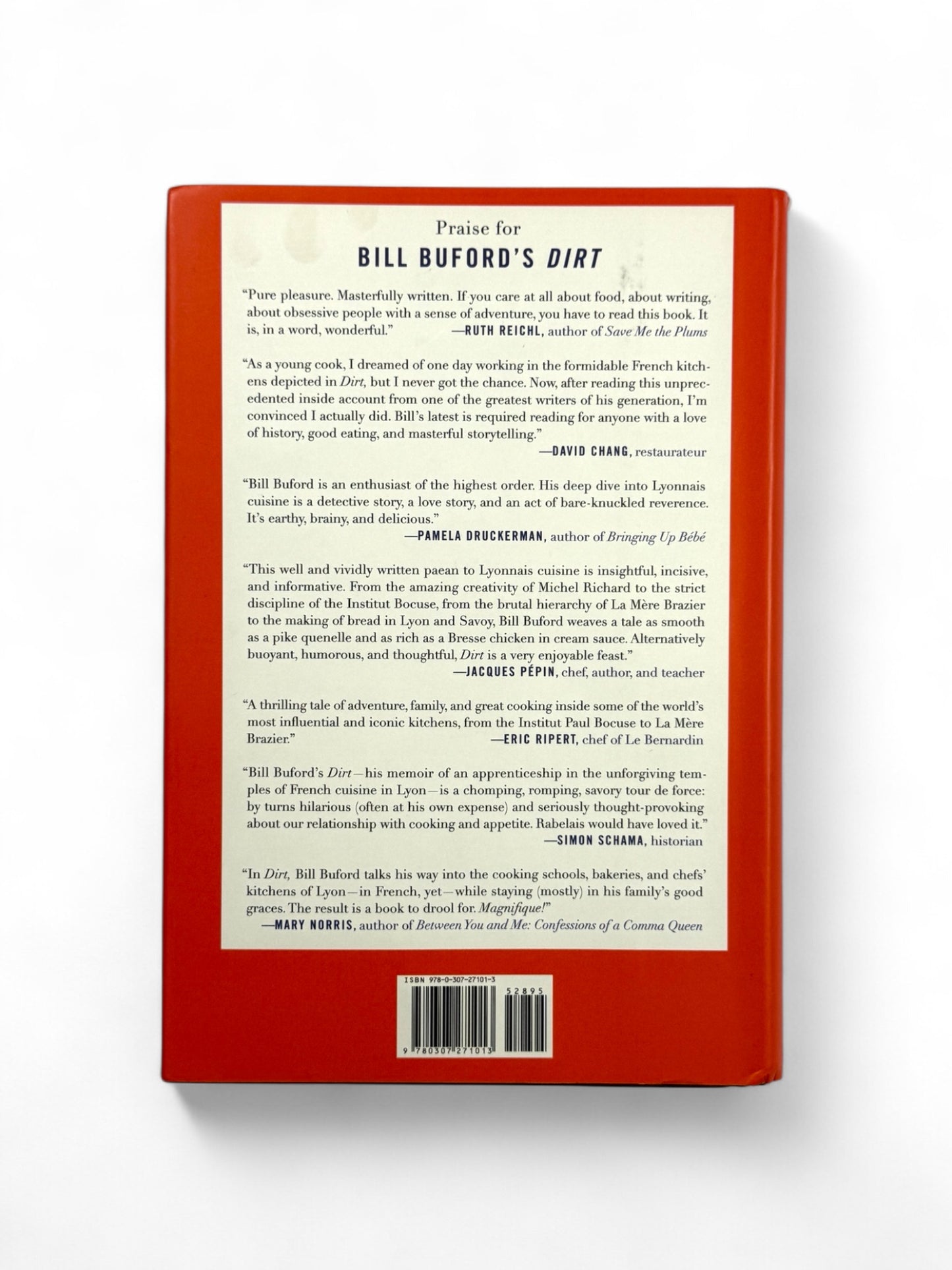 Signed - Bill Buford - Dirt - First Edition