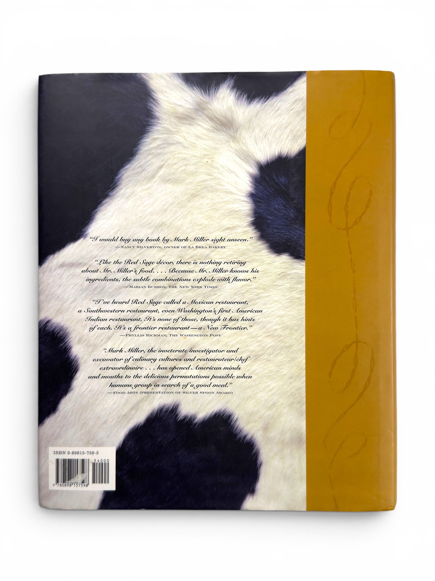 Red Sage: Contemporary Western Cuisine by Mark Miller - First Printing