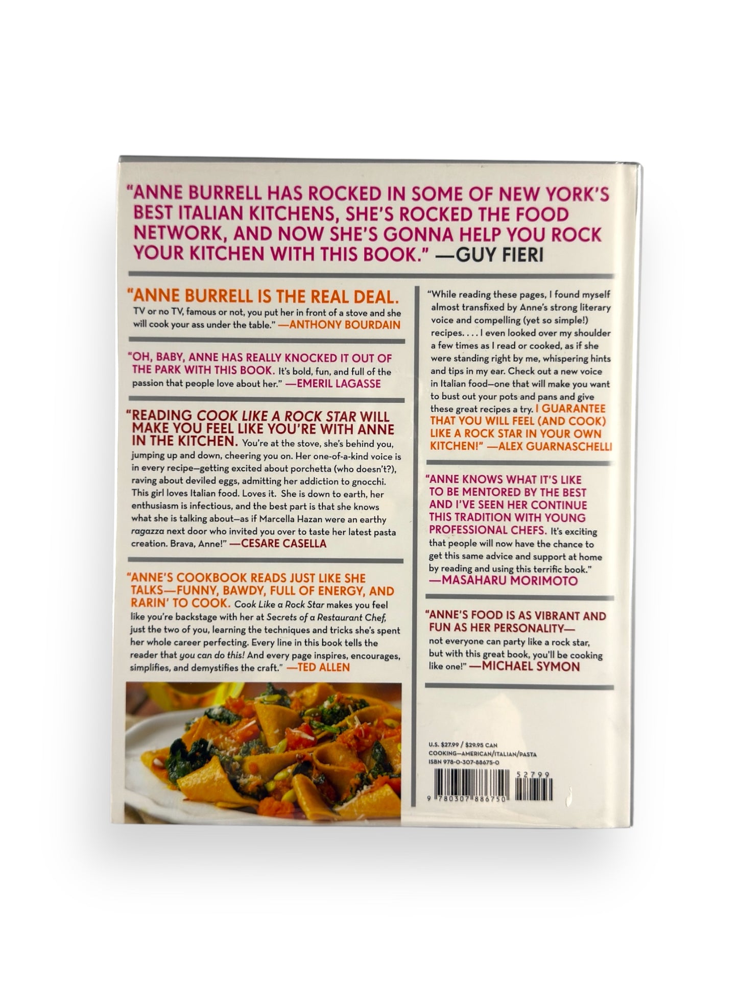 Cook Like a Rockstar by Anne Burrell - First Edition