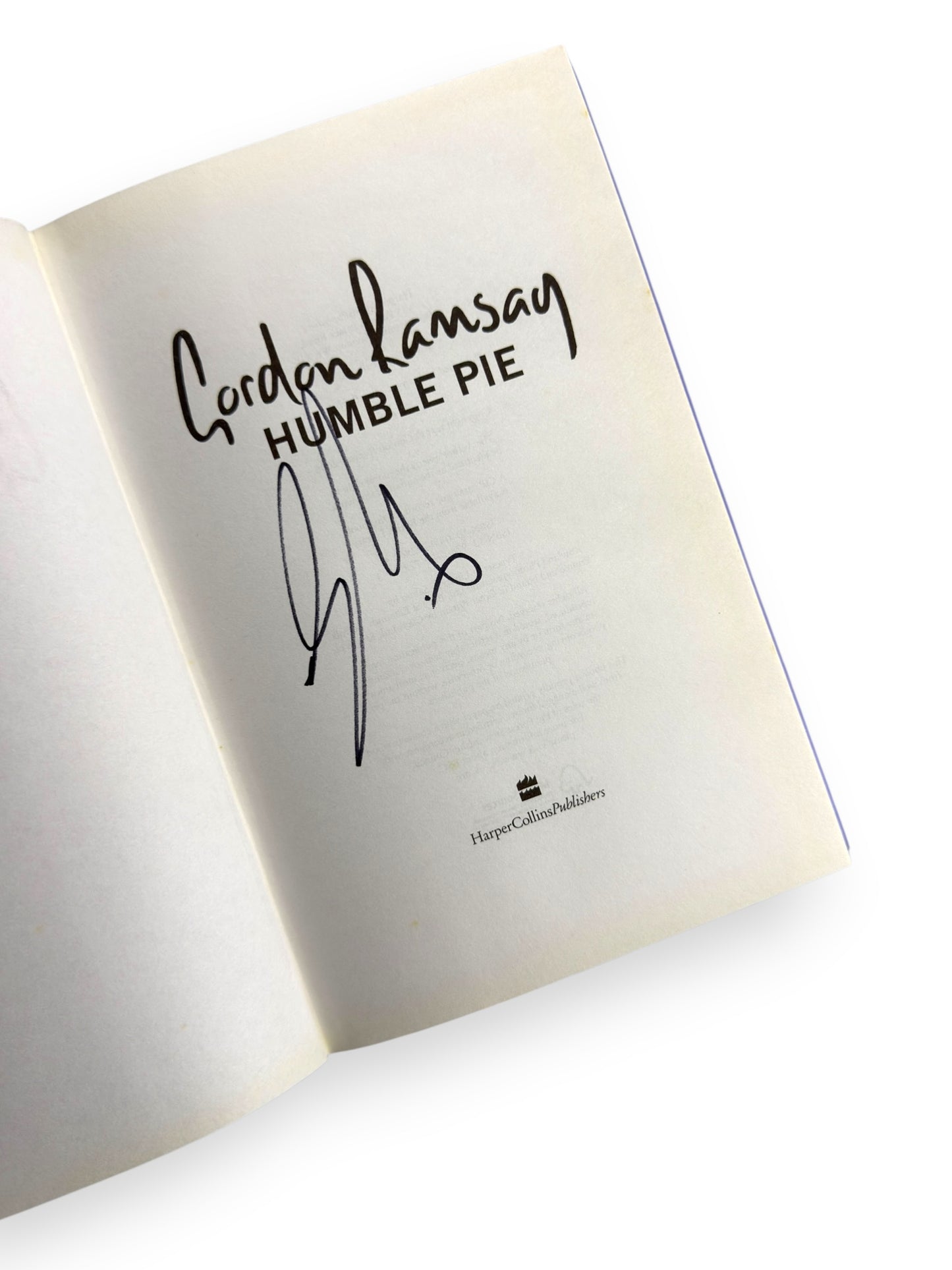 Signed - Gordon Ramsay - Humble Pie