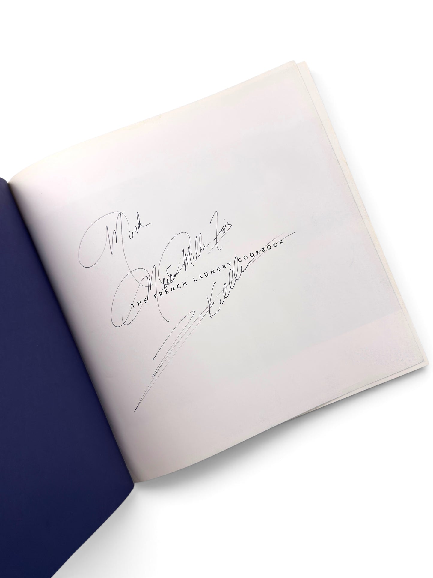 Inscribed - Thomas Keller - The French Laundry Cookbook