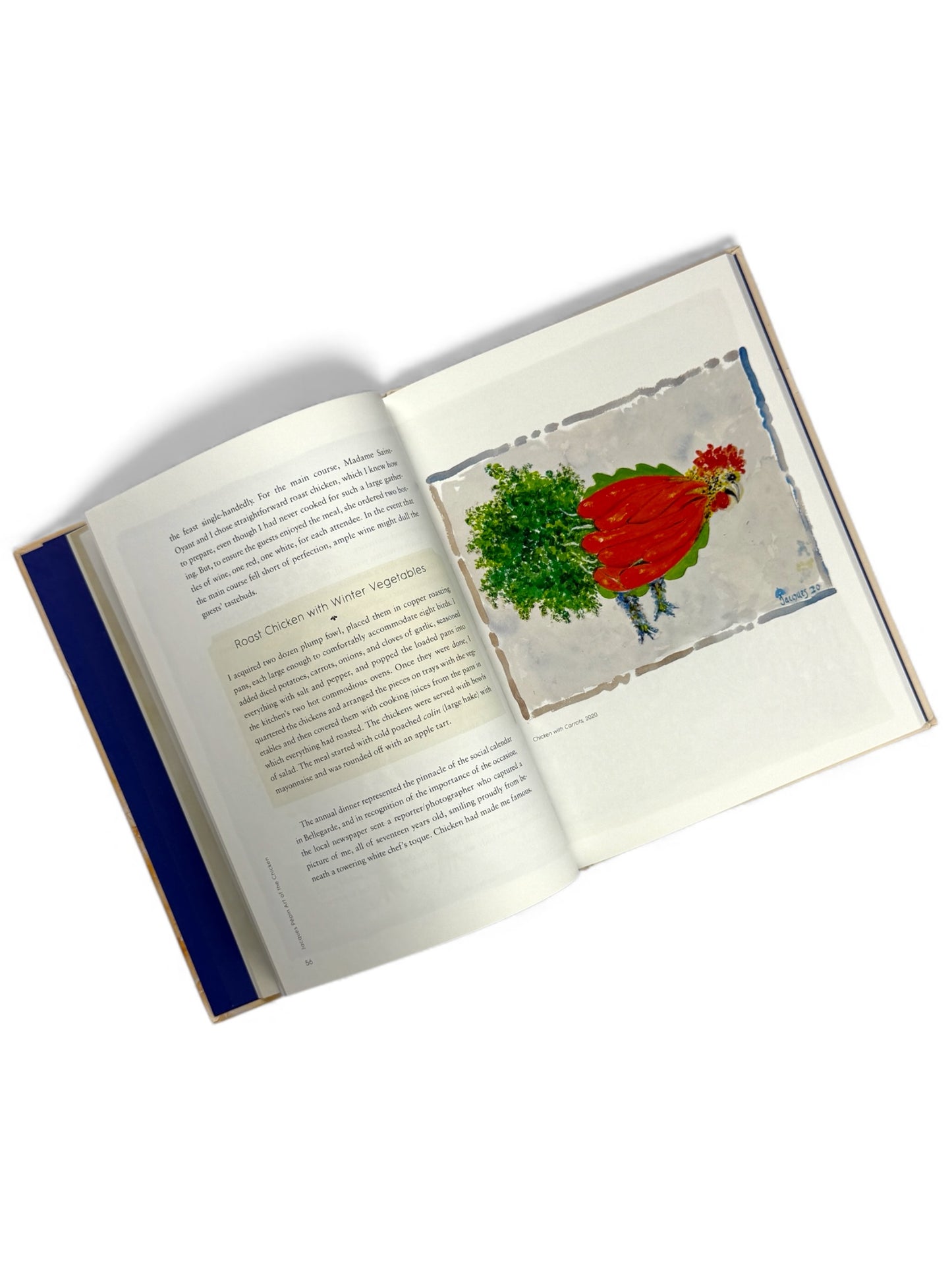 Signed - Jacques Pépin - Art Of The Chicken: A Master Chef’s Paintings, Stories, and Recipes of the Humble Bird